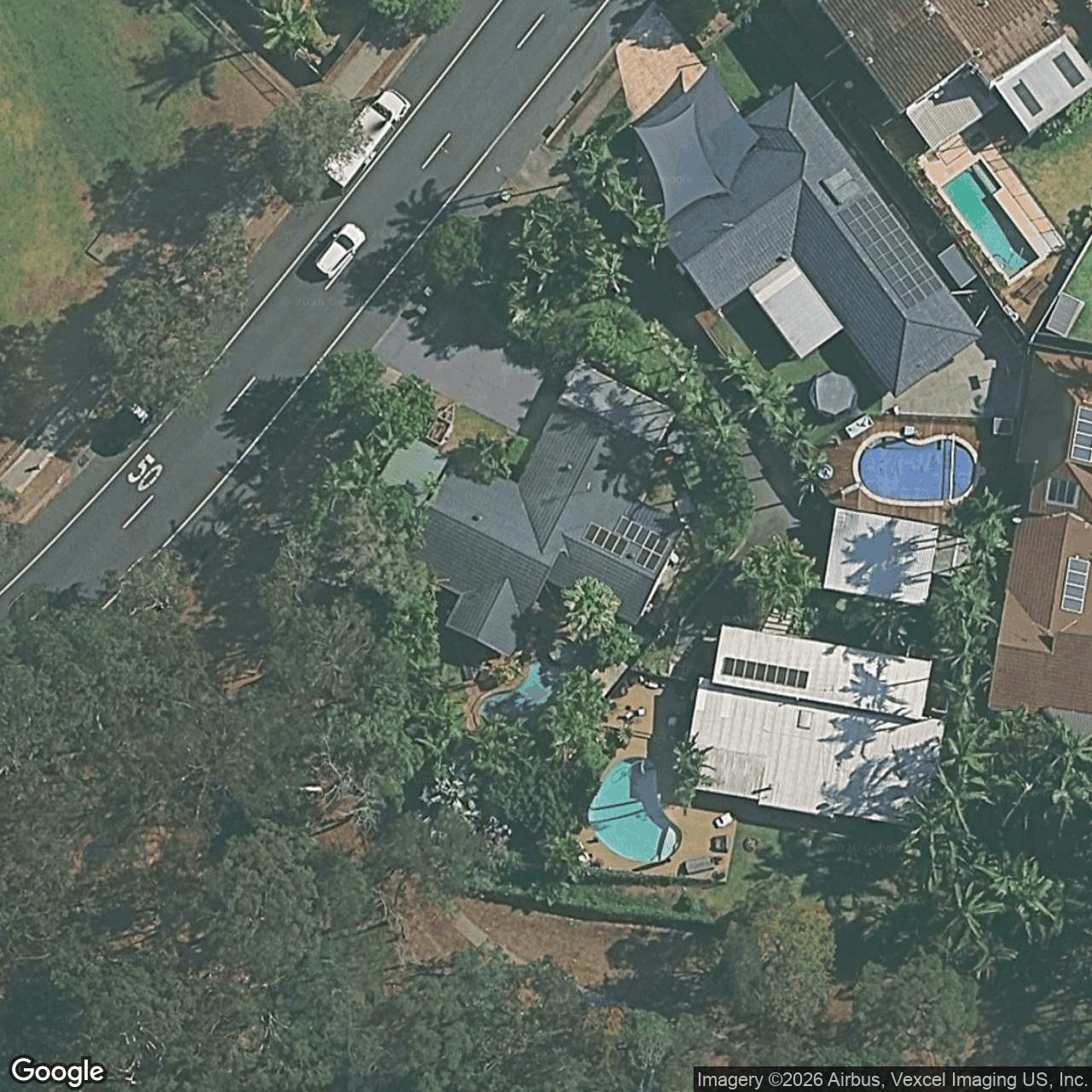 Aerial view of 14 Glen Eagles Drive, Robina QLD 4226