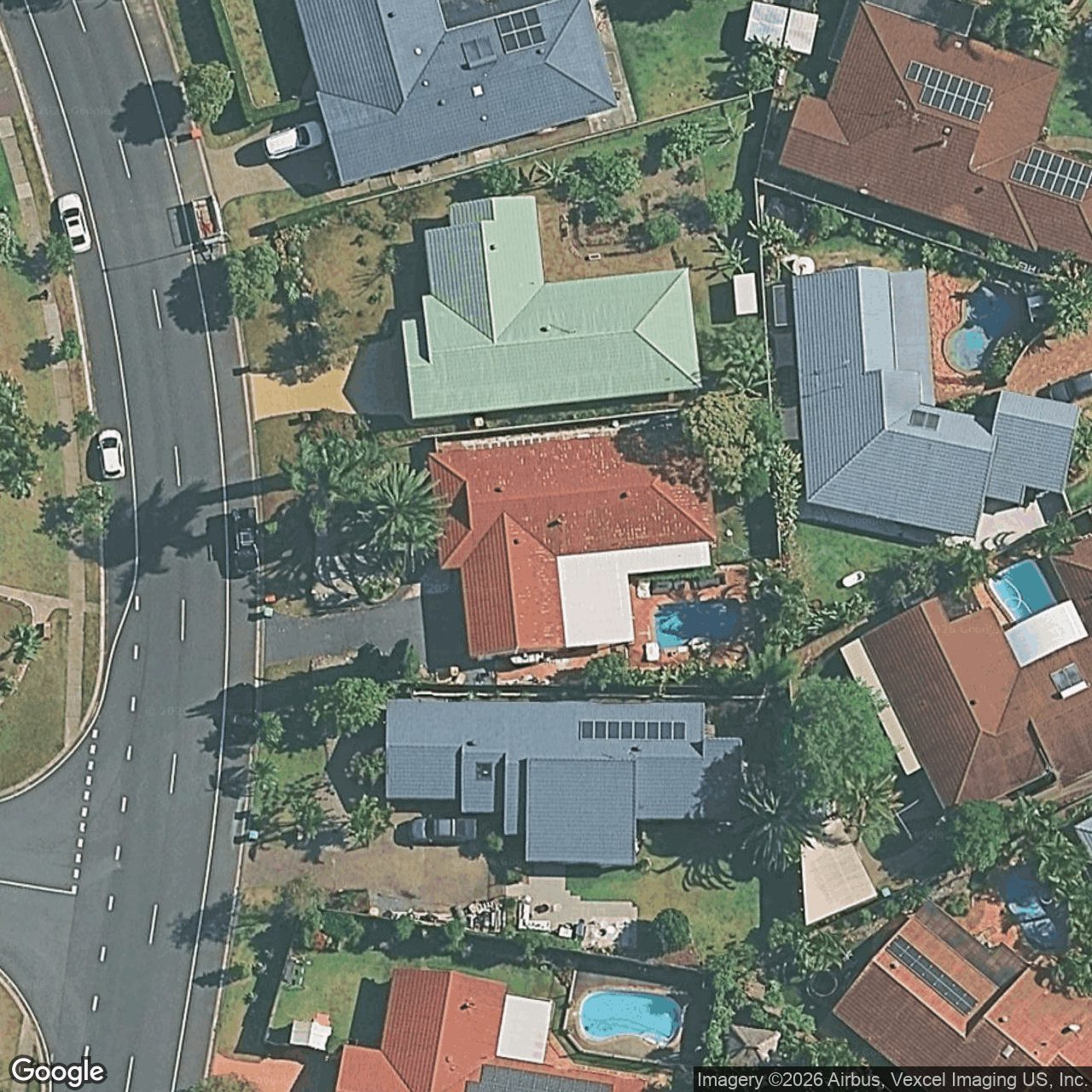 Aerial view of 20 Manly Drive, Robina QLD 4226