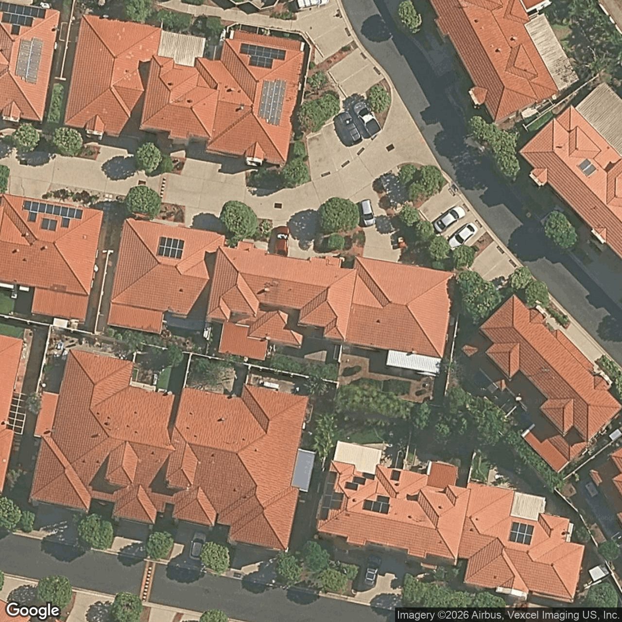 Aerial view of 104/3 Robina Town Centre Drive