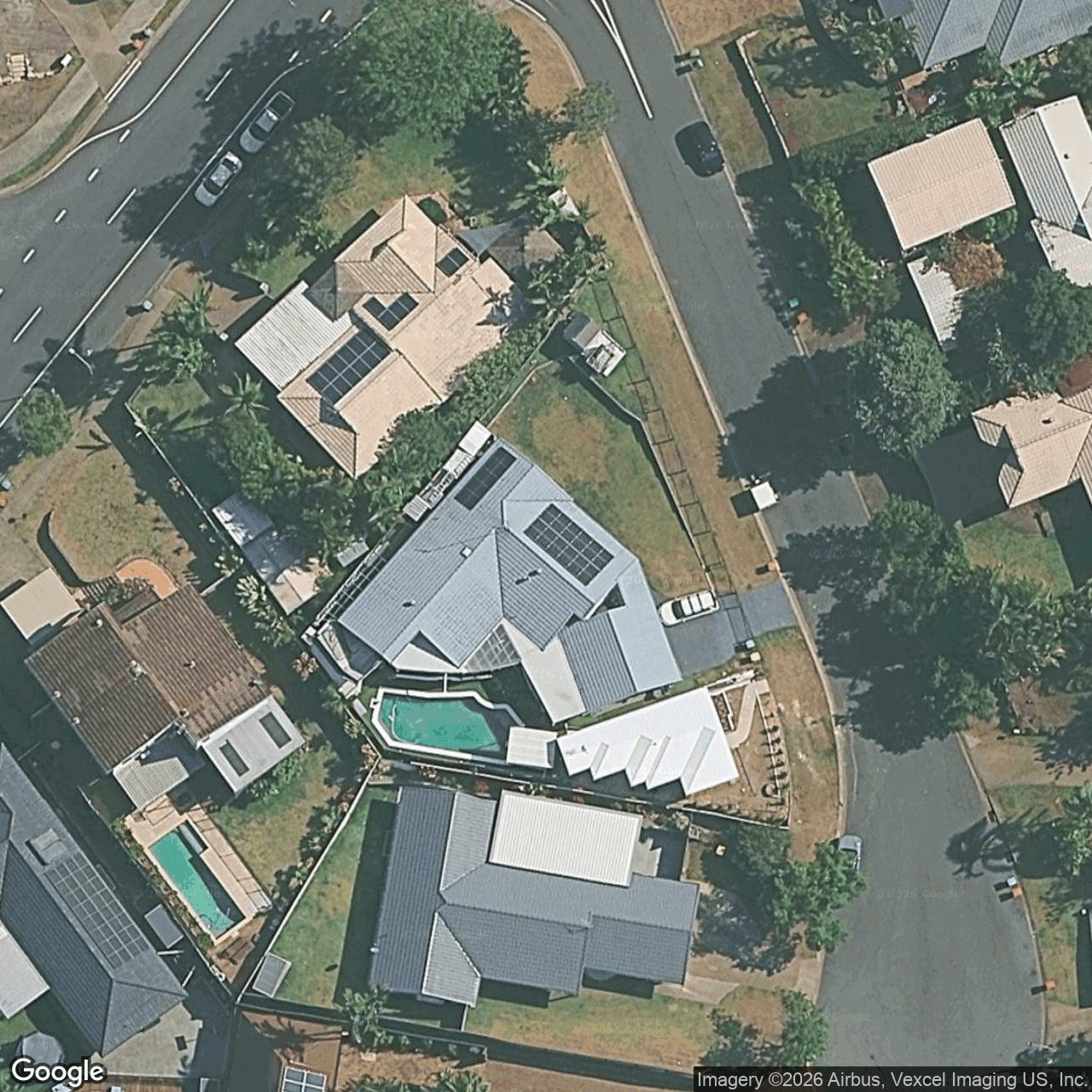 Aerial view of 3 Carnoustie Court, Robina QLD 4226