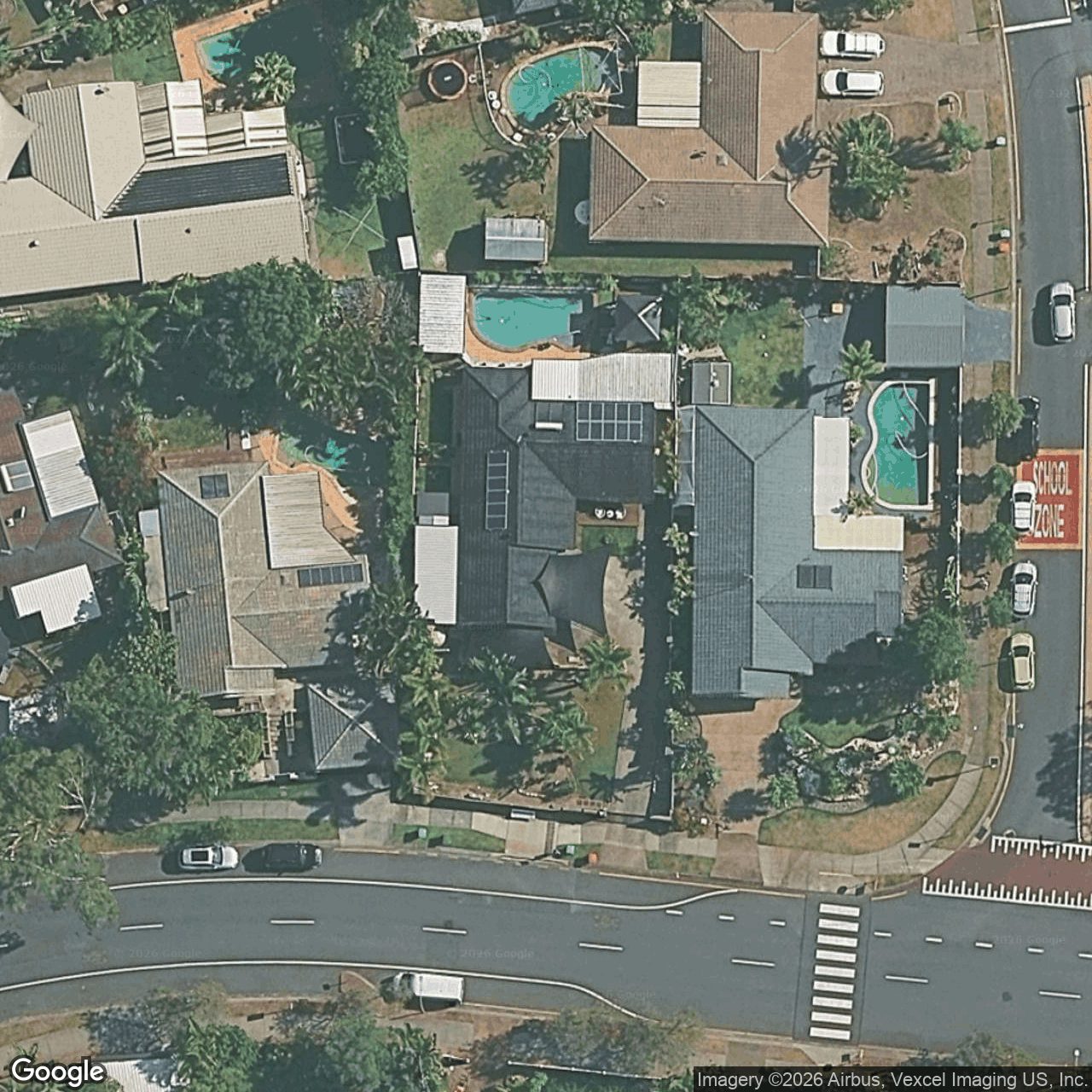 Aerial view of 53 Glen Eagles Drive, Robina QLD 4226