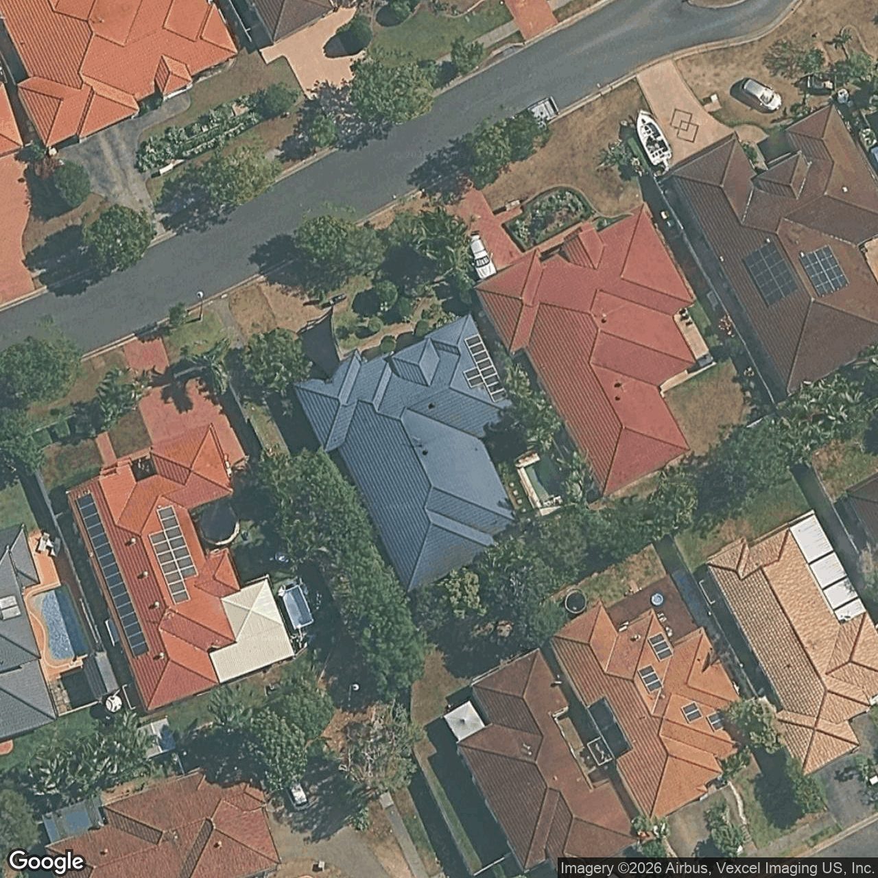 Aerial view of 25 Olympus Drive, Robina QLD 4226