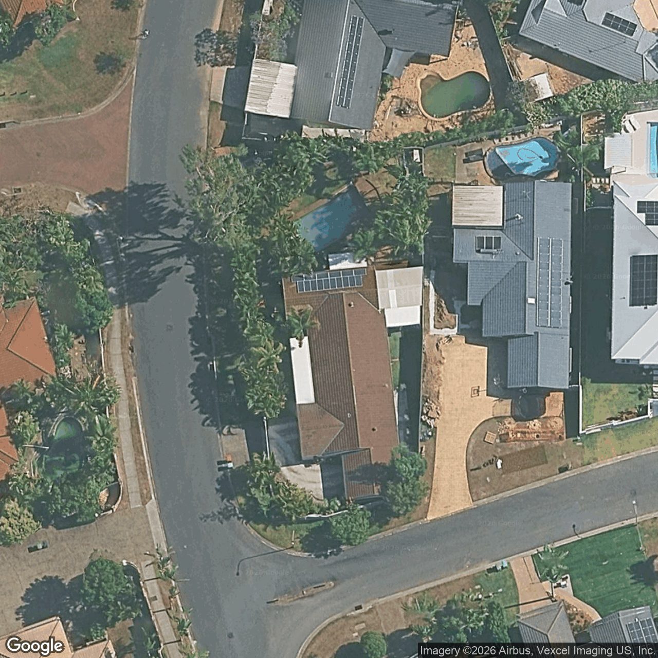 Aerial view of 9 St Ives Drive, Robina QLD 4226