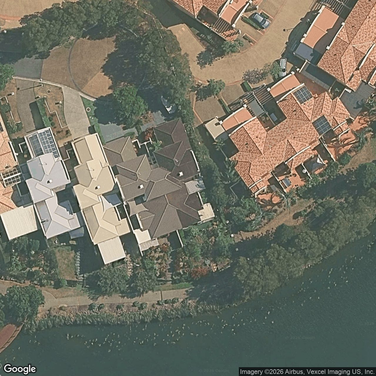 Aerial view of 55 Promenade Avenue, Robina QLD 4226
