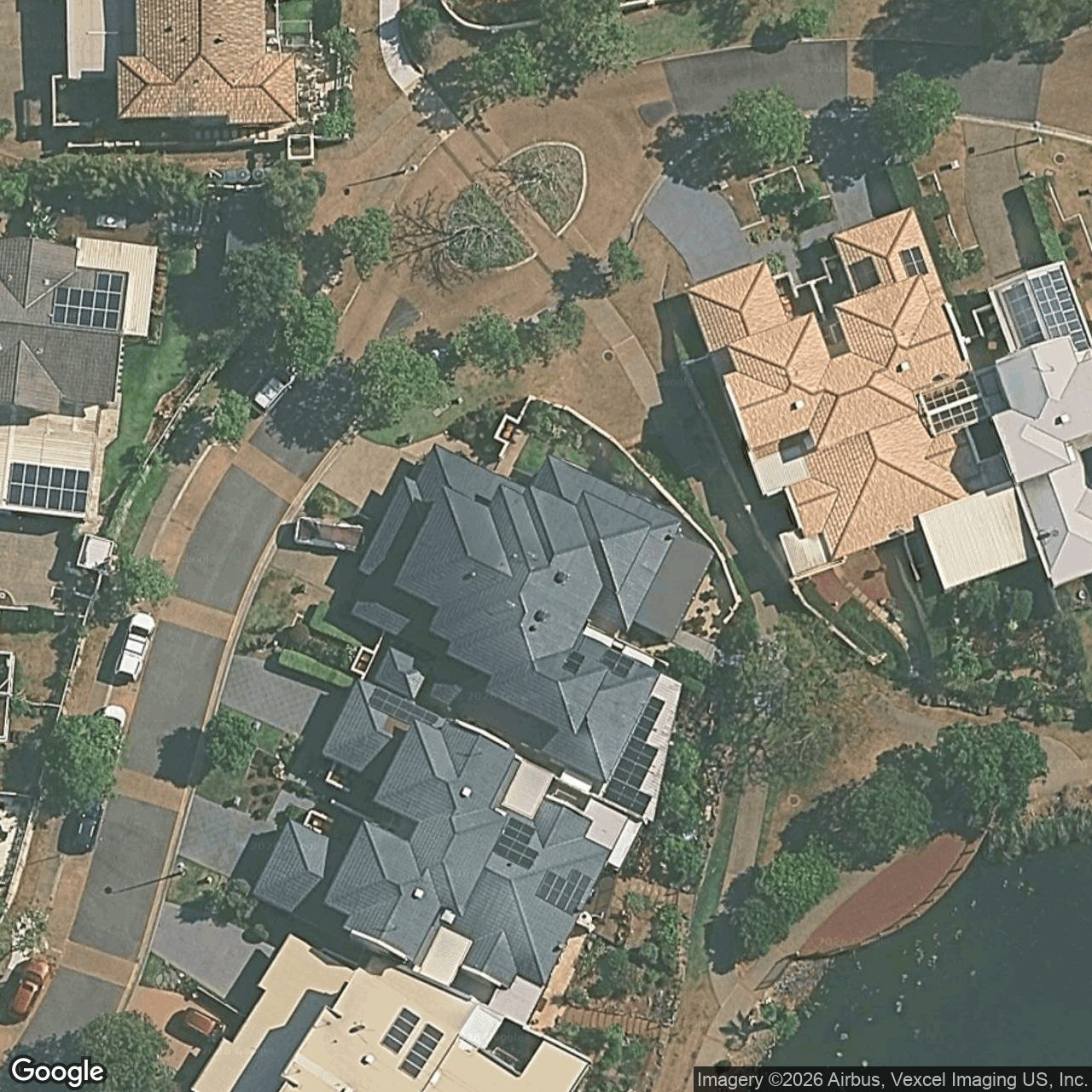 Aerial view of 43 Promenade Avenue, Robina QLD 4226