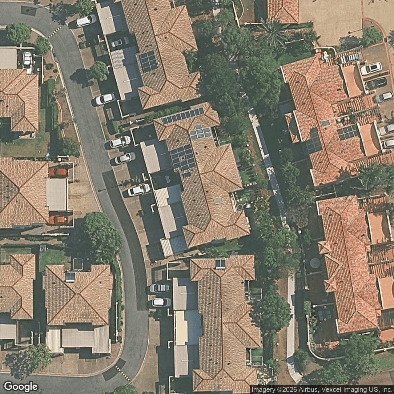 Aerial view of 13/226 Cheltenham Drive, Robina QLD 4226