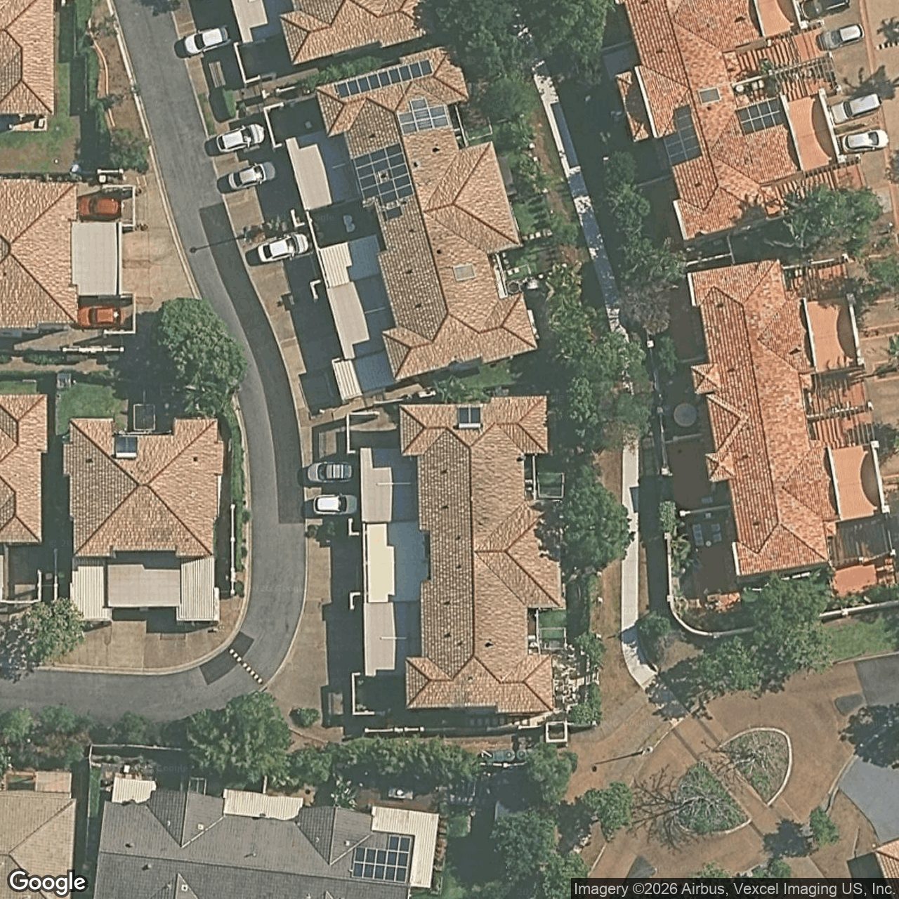 Aerial view of 15/226 Cheltenham Drive, Robina QLD 4226