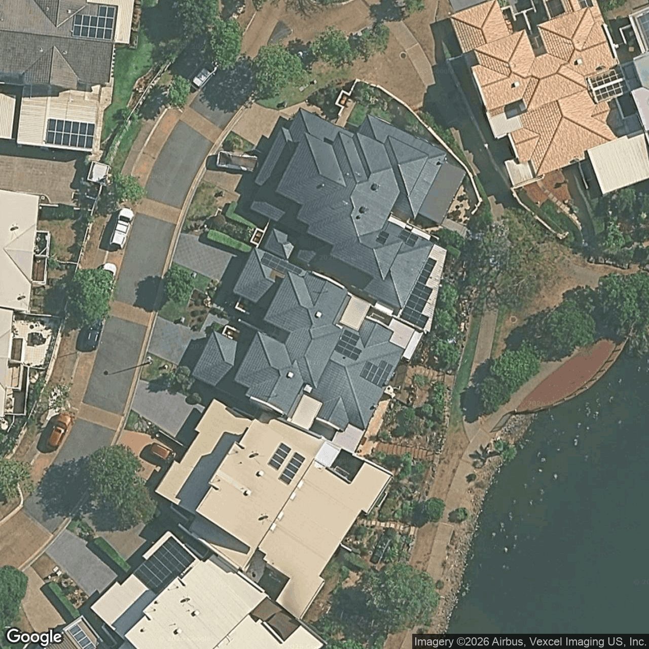 Aerial view of 39 Promenade Avenue, Robina QLD 4226