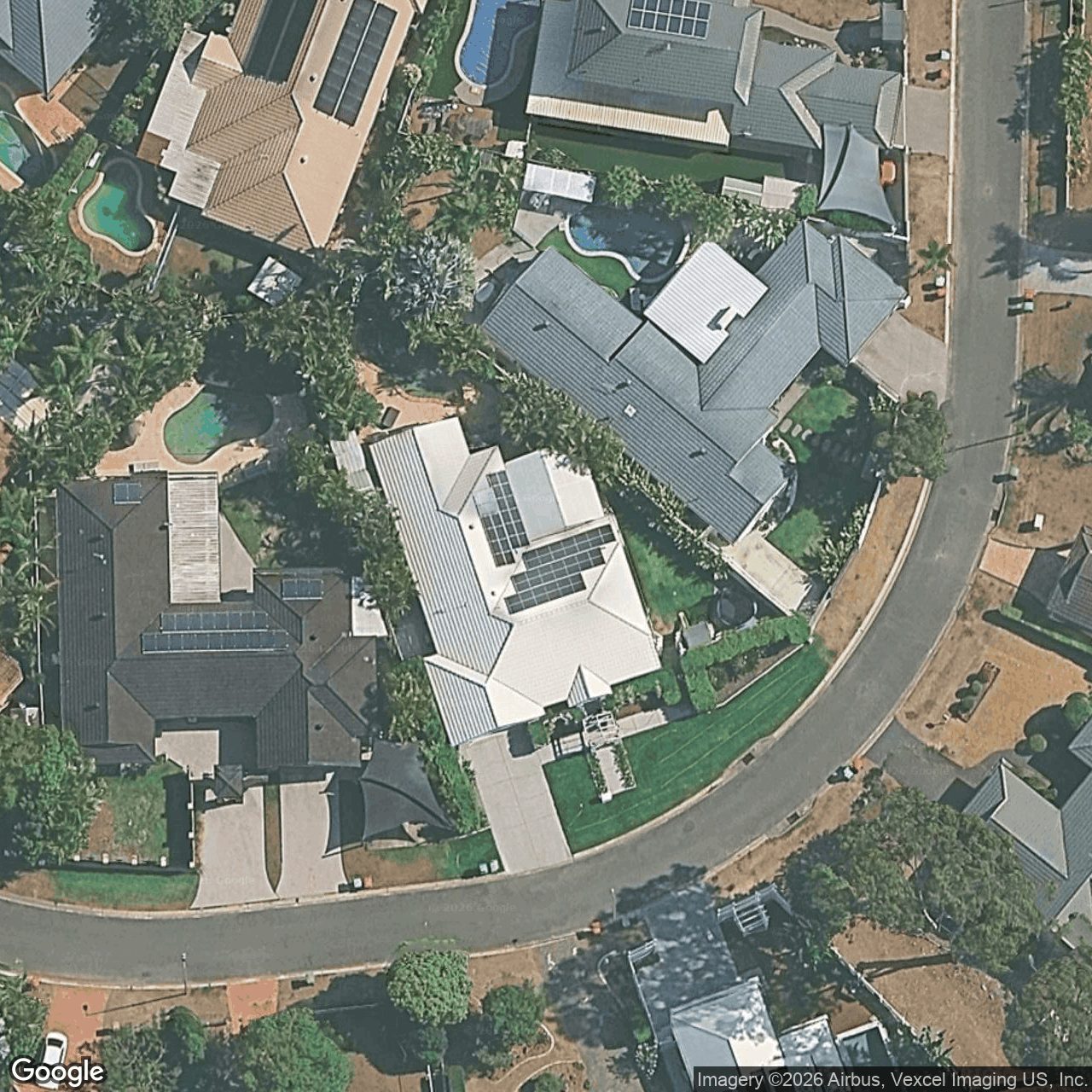 Aerial view of 5 Bentleigh Court, Robina QLD 4226