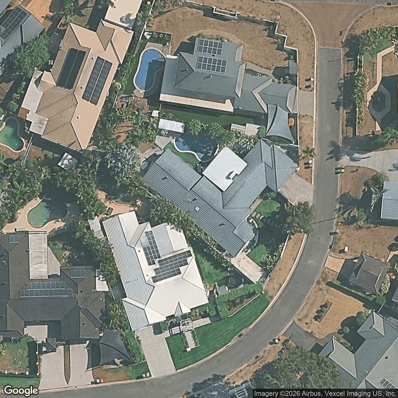 Aerial view of 3 Bentleigh Court, Robina QLD 4226