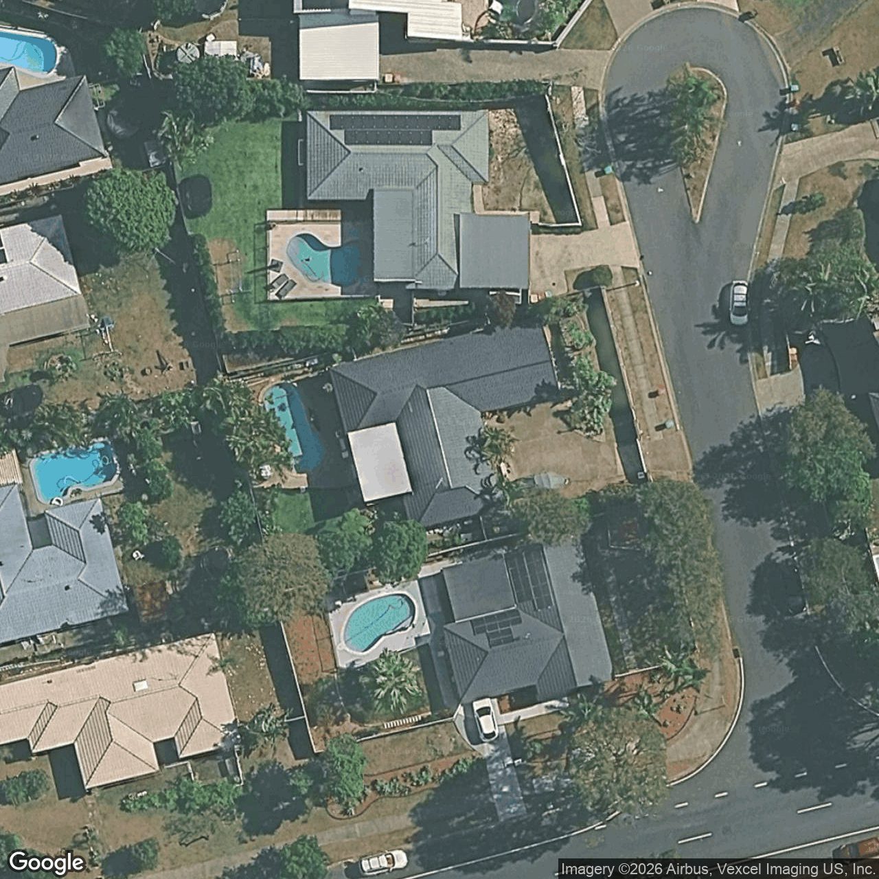 Aerial view of 4 Dundee Court, Robina QLD 4226