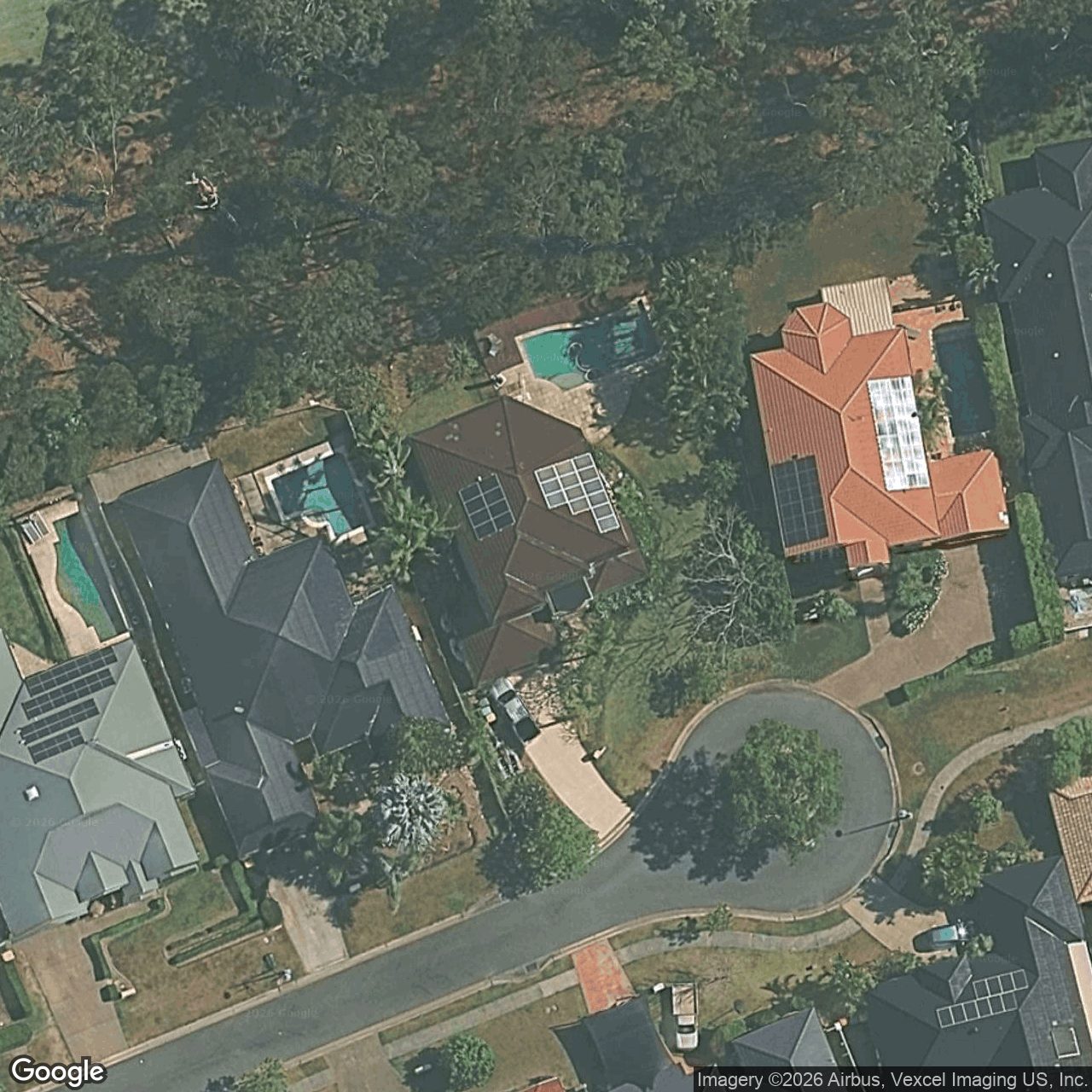 Aerial view of 3 Straite Drive, Robina QLD 4226