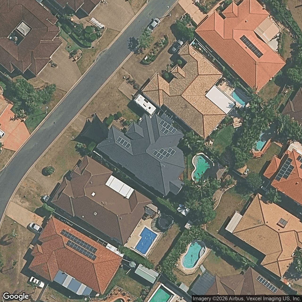 Aerial view of 22 Mountain Ash Circuit, Robina QLD 4226