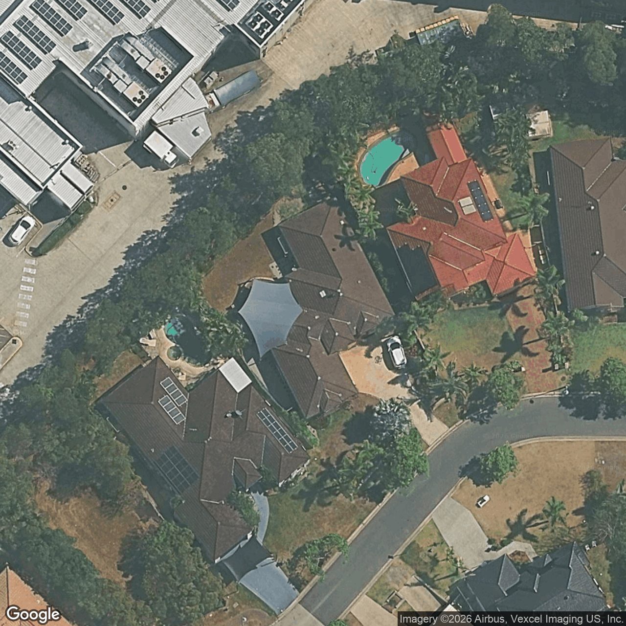 Aerial view of 17 Mountain Ash Circuit, Robina QLD 4226