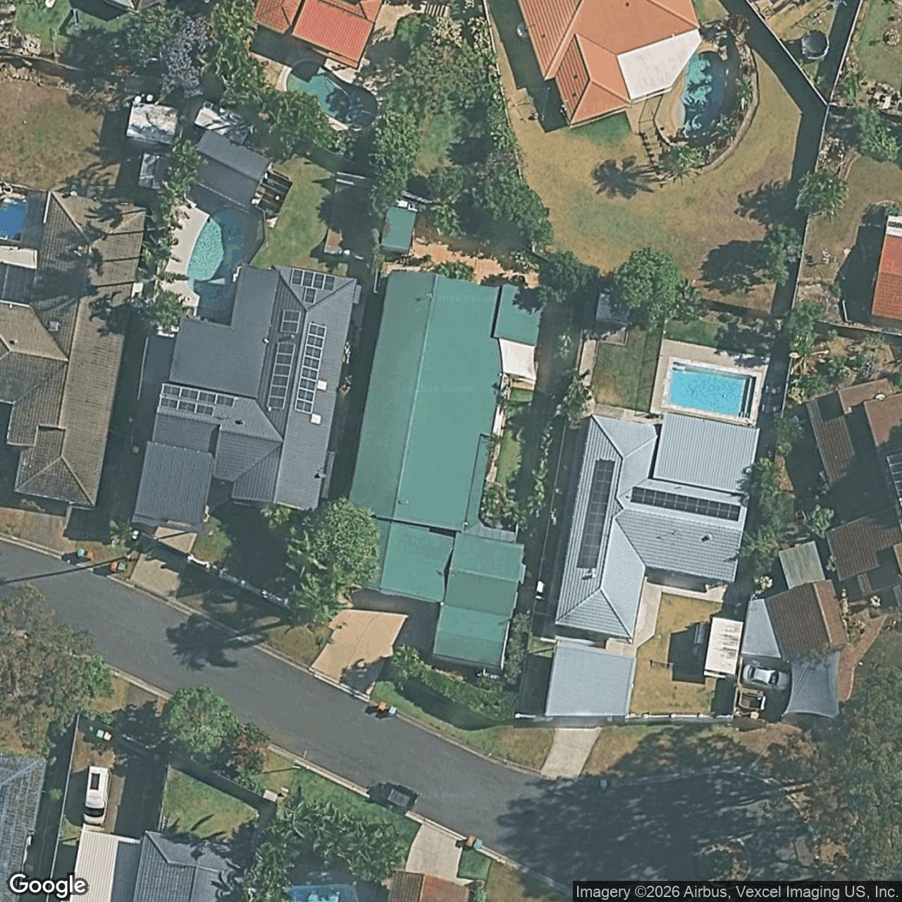 Aerial view of 8 Longueville Court, Robina QLD 4226