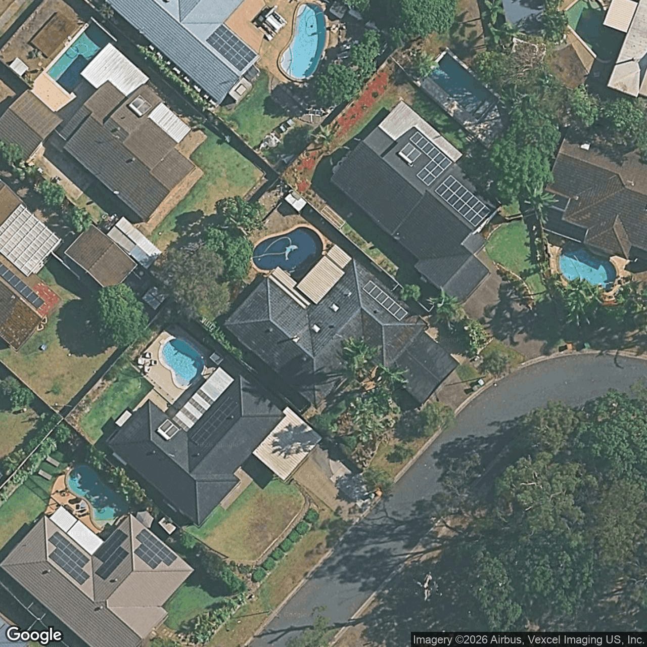 Aerial view of 5 Drummoyne Court, Robina QLD 4226