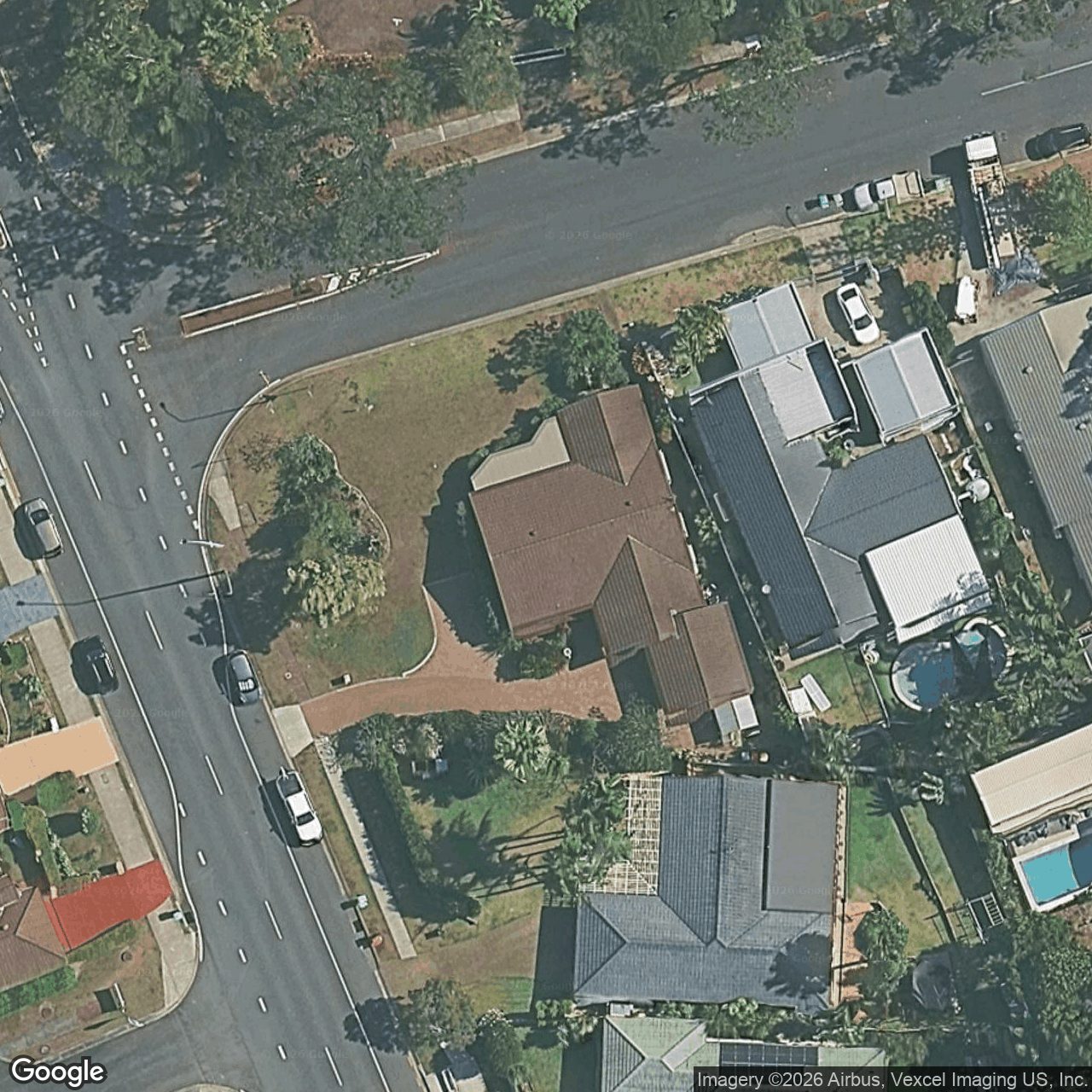 Aerial view of 252 Ron Penhaligon Way, Robina QLD 4226