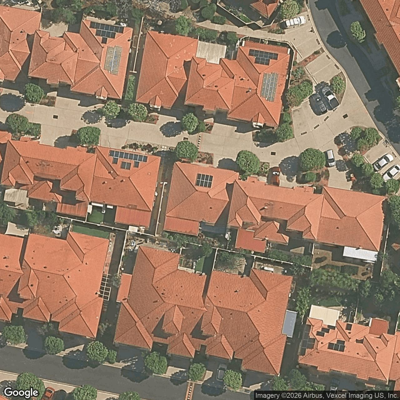 Aerial view of 106/3 Robina Town Centre Drive