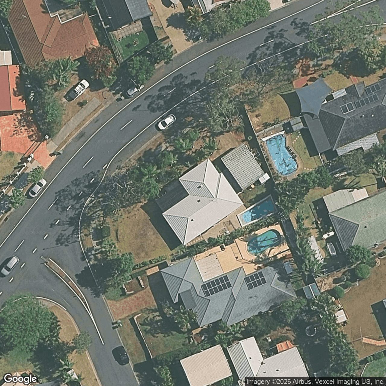 Aerial view of 4 Glen Eagles Drive, Robina QLD 4226