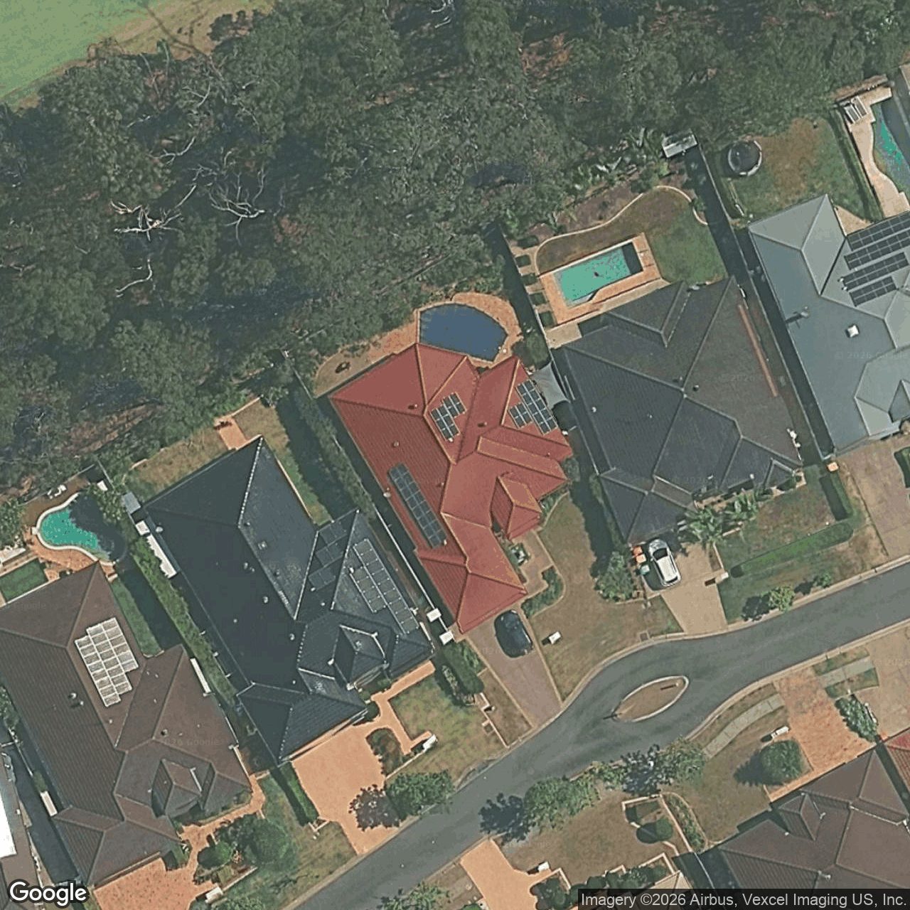 Aerial view of 11 Straite Drive, Robina QLD 4226