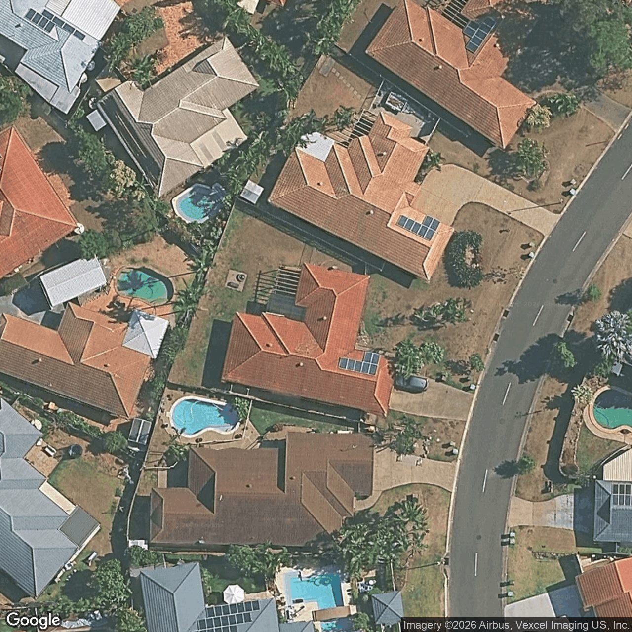 Aerial view of 14 Camberwell Circuit, Robina QLD 4226