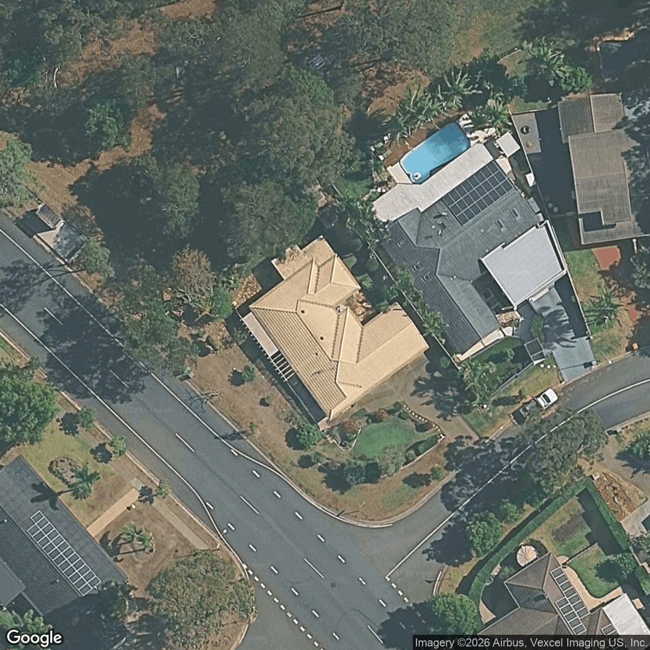 Aerial view of 2 Pinnacle Court, Robina QLD 4226