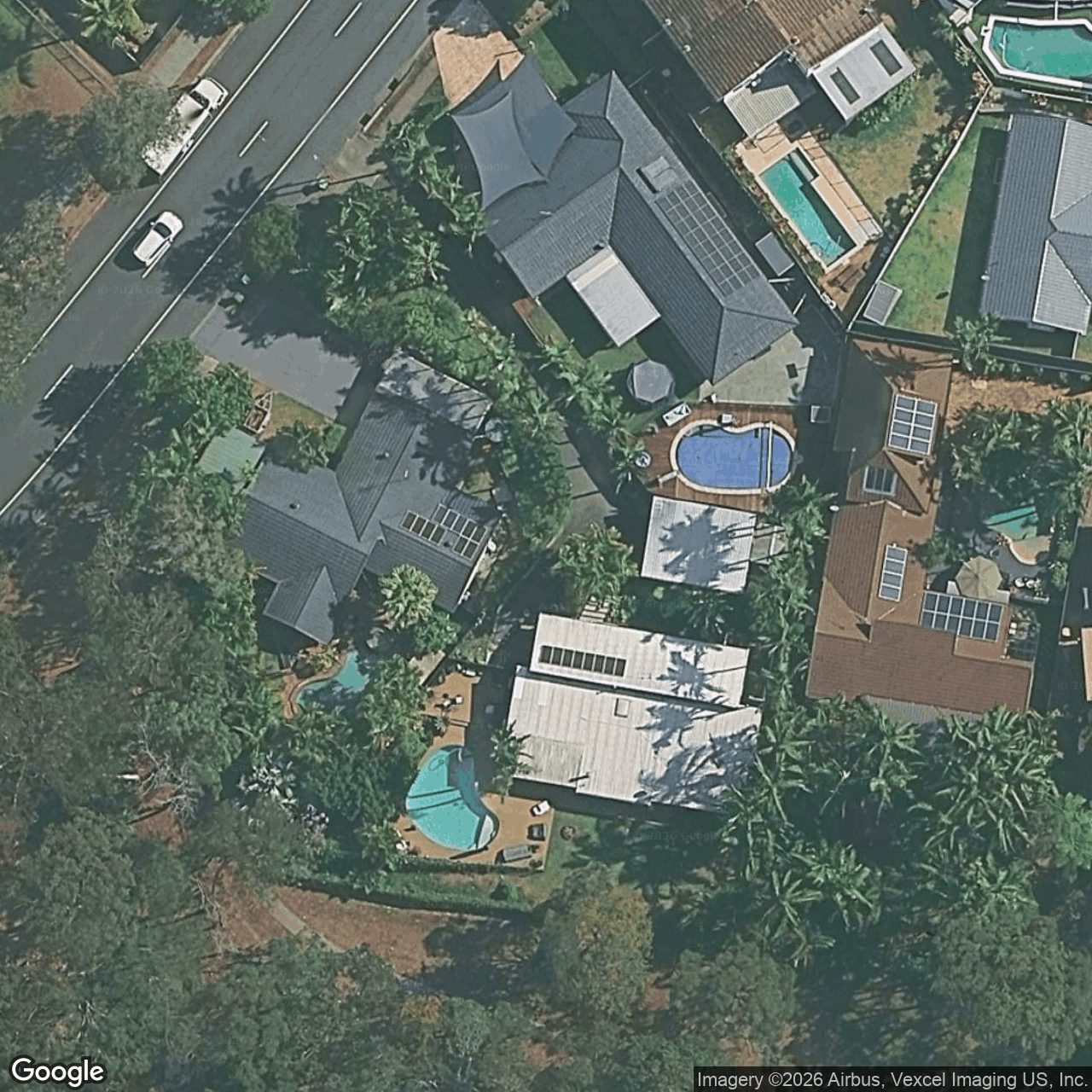 Aerial view of 12 Glen Eagles Drive, Robina QLD 4226