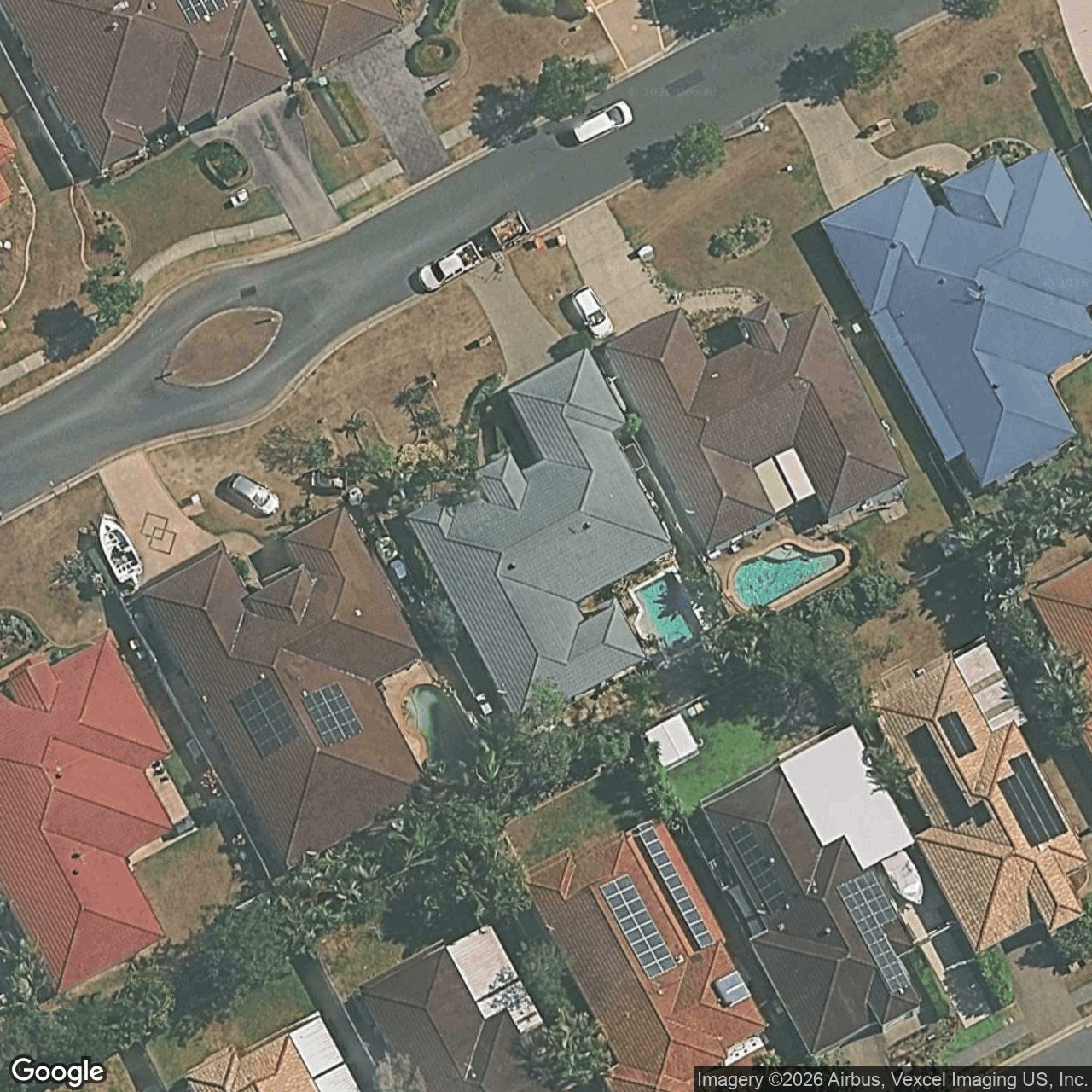 Aerial view of 31 Olympus Drive, Robina QLD 4226