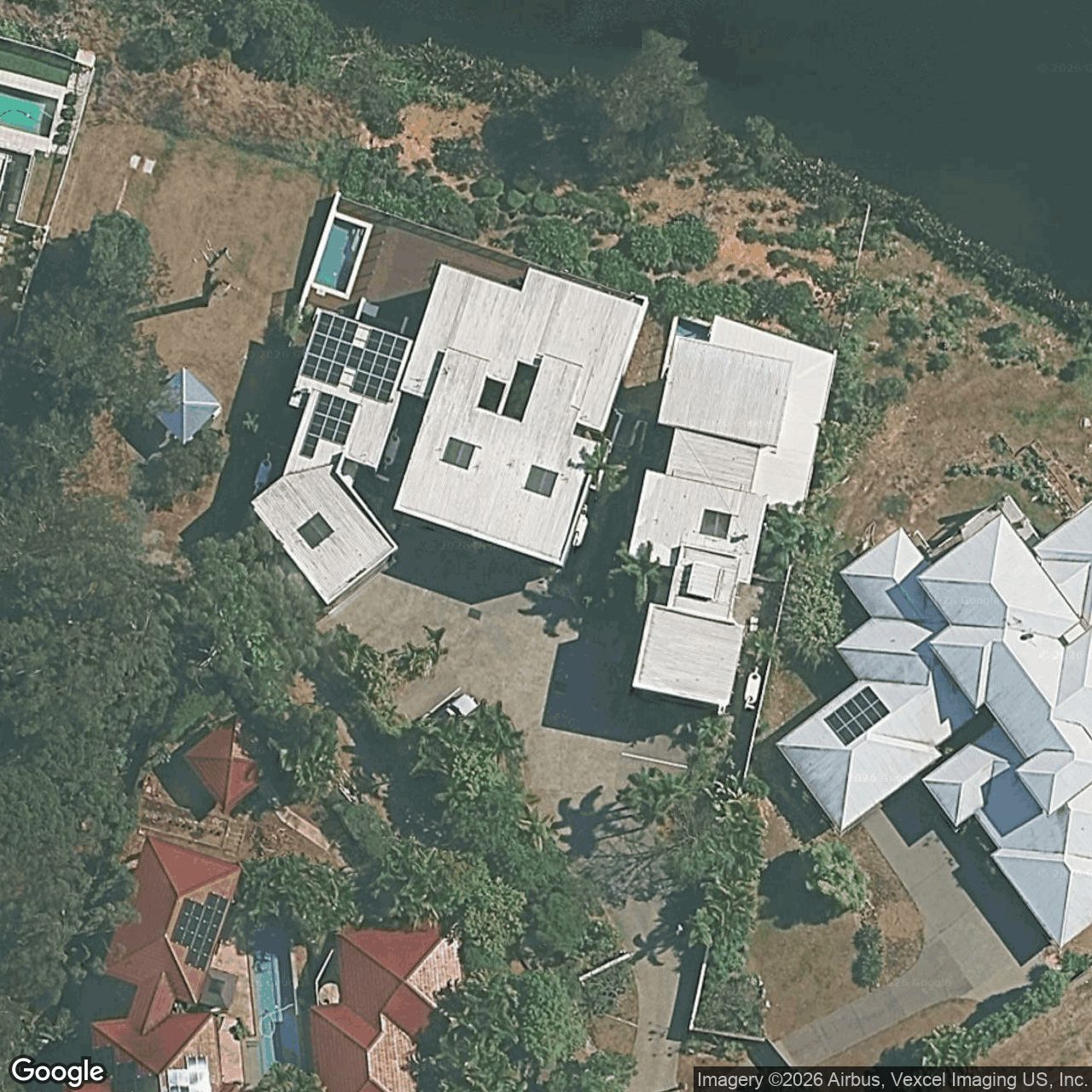 Aerial view of 22 Andromeda Parade, Robina QLD 4226