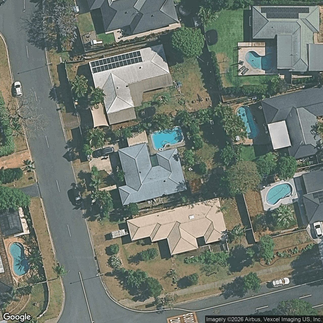 Aerial view of 3 Huntingdale Crescent, Robina QLD 4226