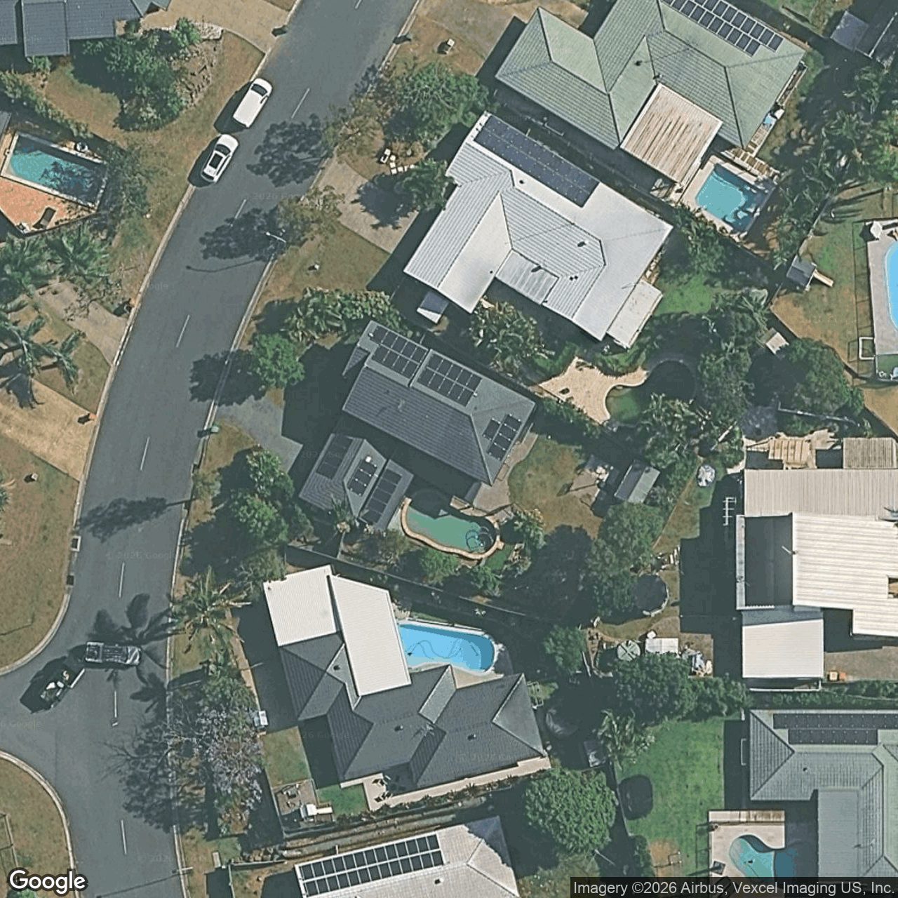 Aerial view of 9 Huntingdale Crescent, Robina QLD 4226
