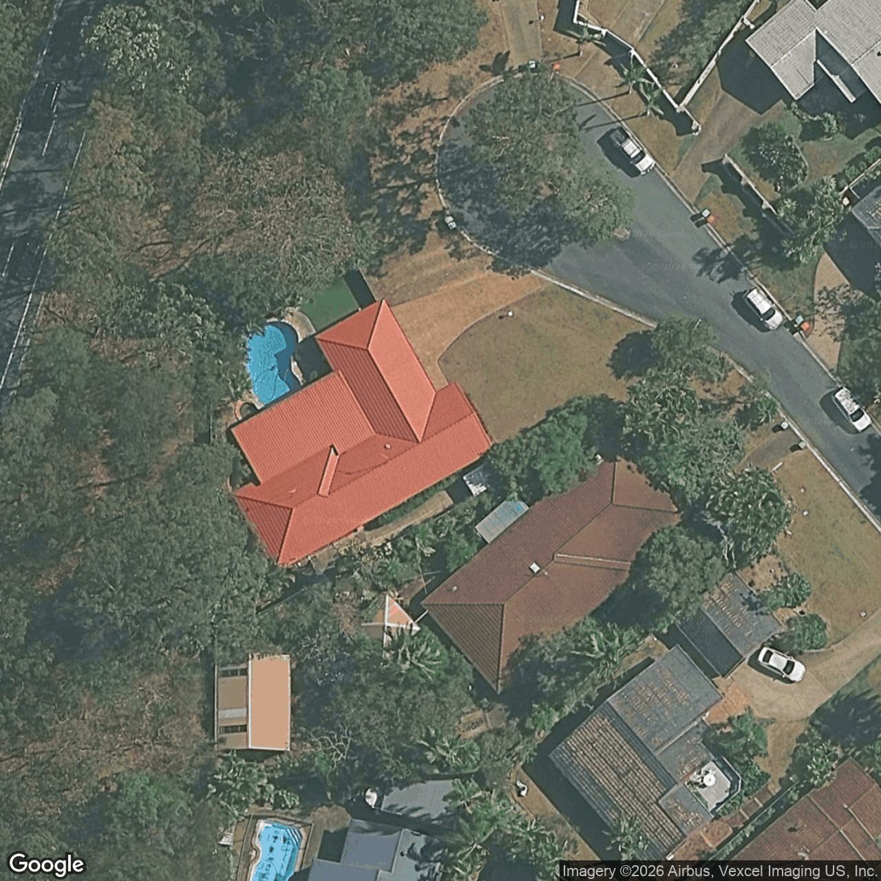 Aerial view of 24 Yowani Street, Robina QLD 4226