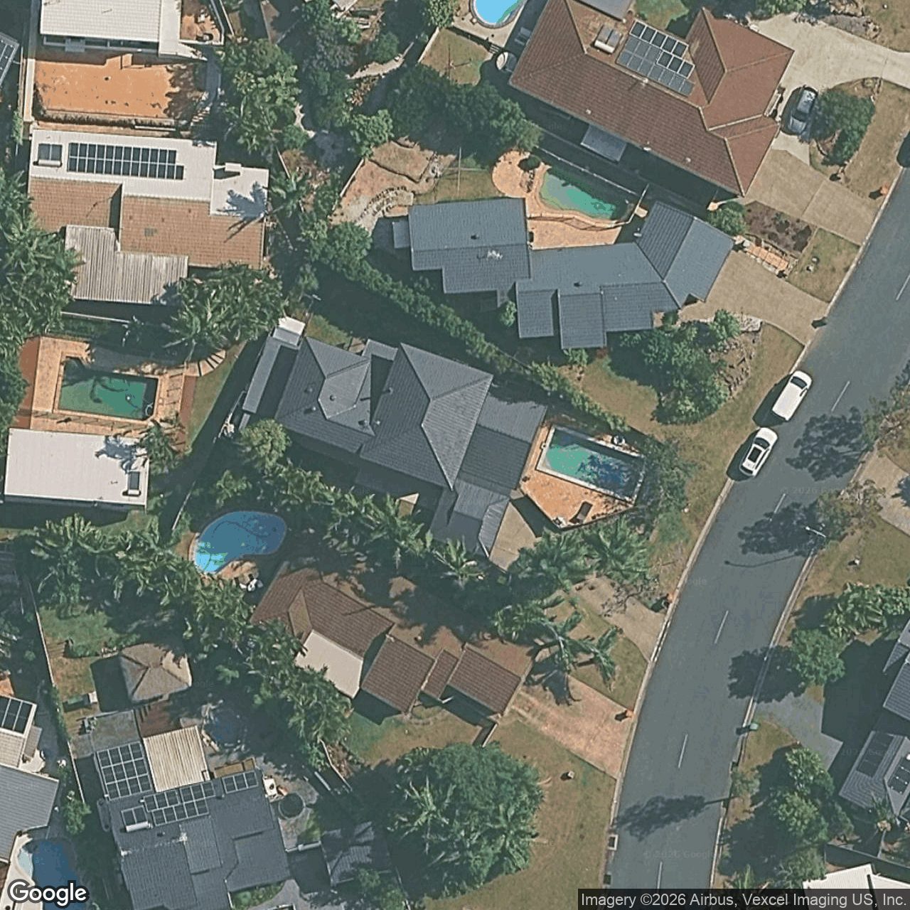 Aerial view of 8 Huntingdale Crescent, Robina QLD 4226