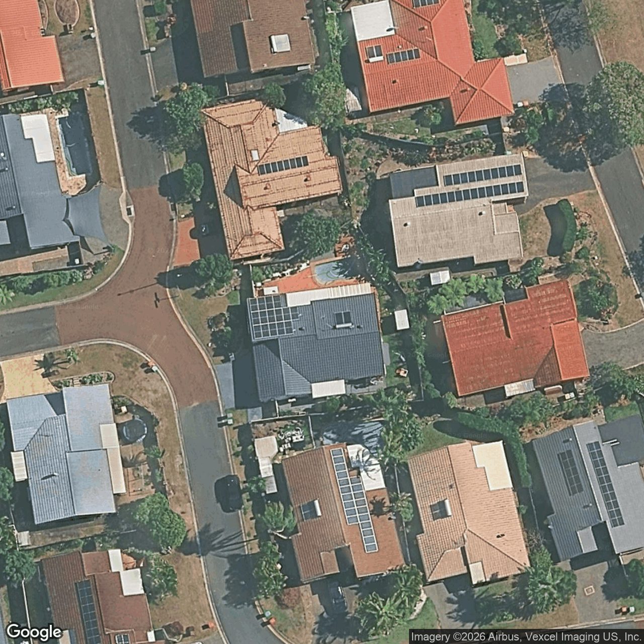 Aerial view of 2 Saint John Court, Robina, QLD 4226