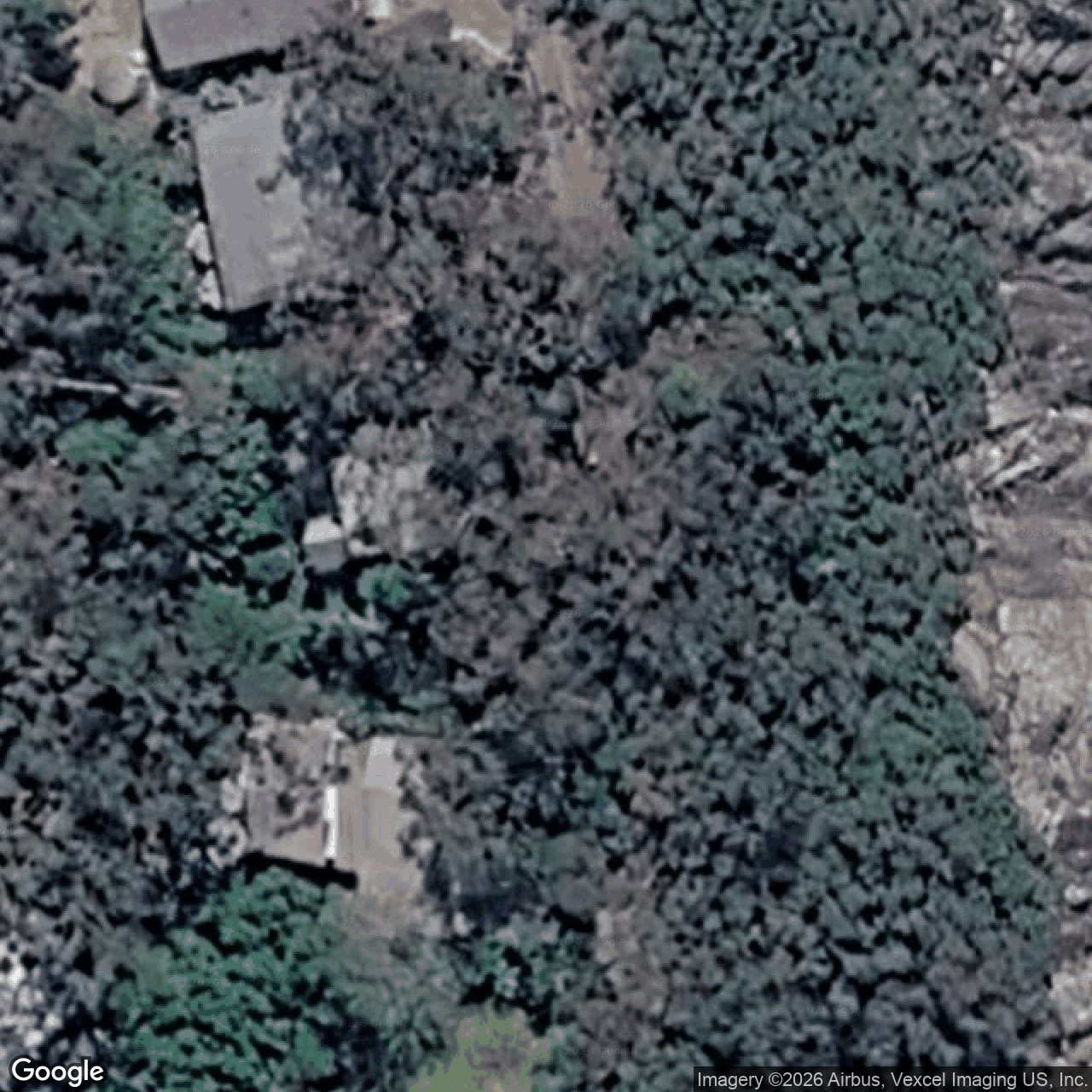 Aerial view of 28 Canyon Parade, Springbrook QLD 4213