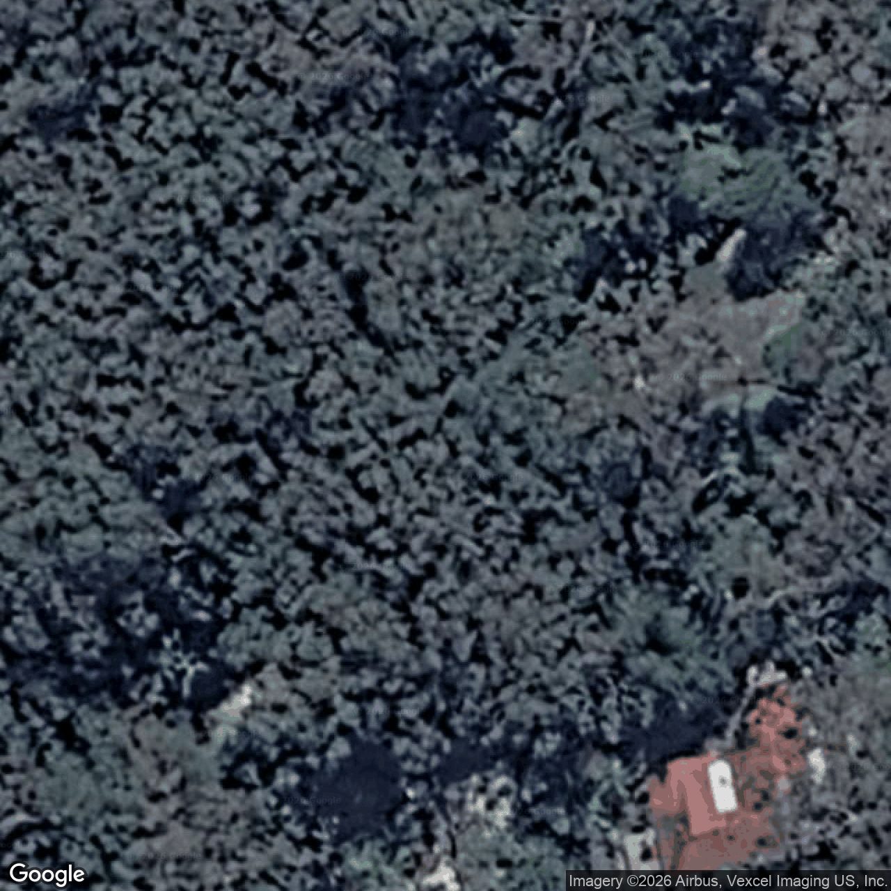 Aerial view of 35 Banksia Road, Springbrook QLD 4213