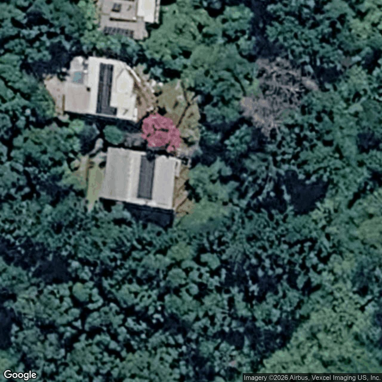 Aerial view of 63 Lyrebird Ridge Road, Springbrook QLD 4213