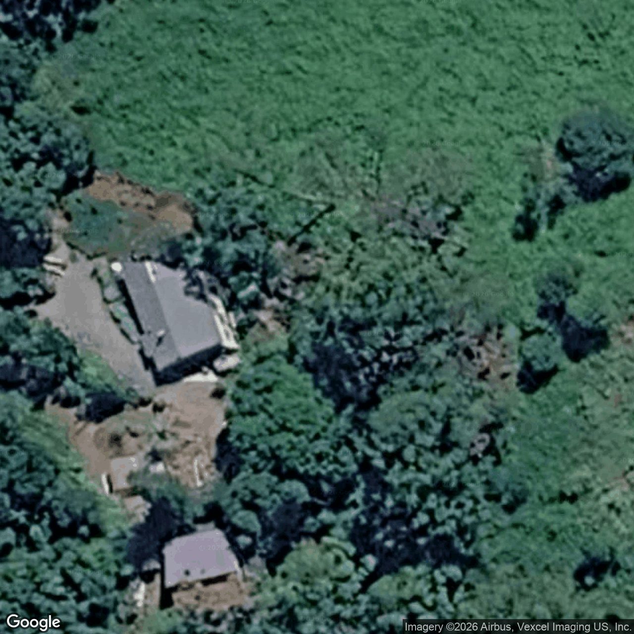 Aerial view of 93 Lyrebird Ridge Road, Springbrook QLD 4213