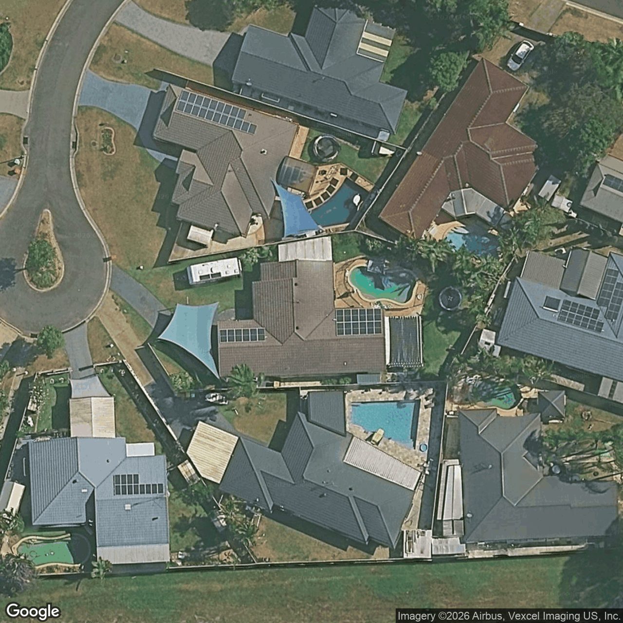 Aerial view of 10 Ballarat Court, Tallai QLD 4213