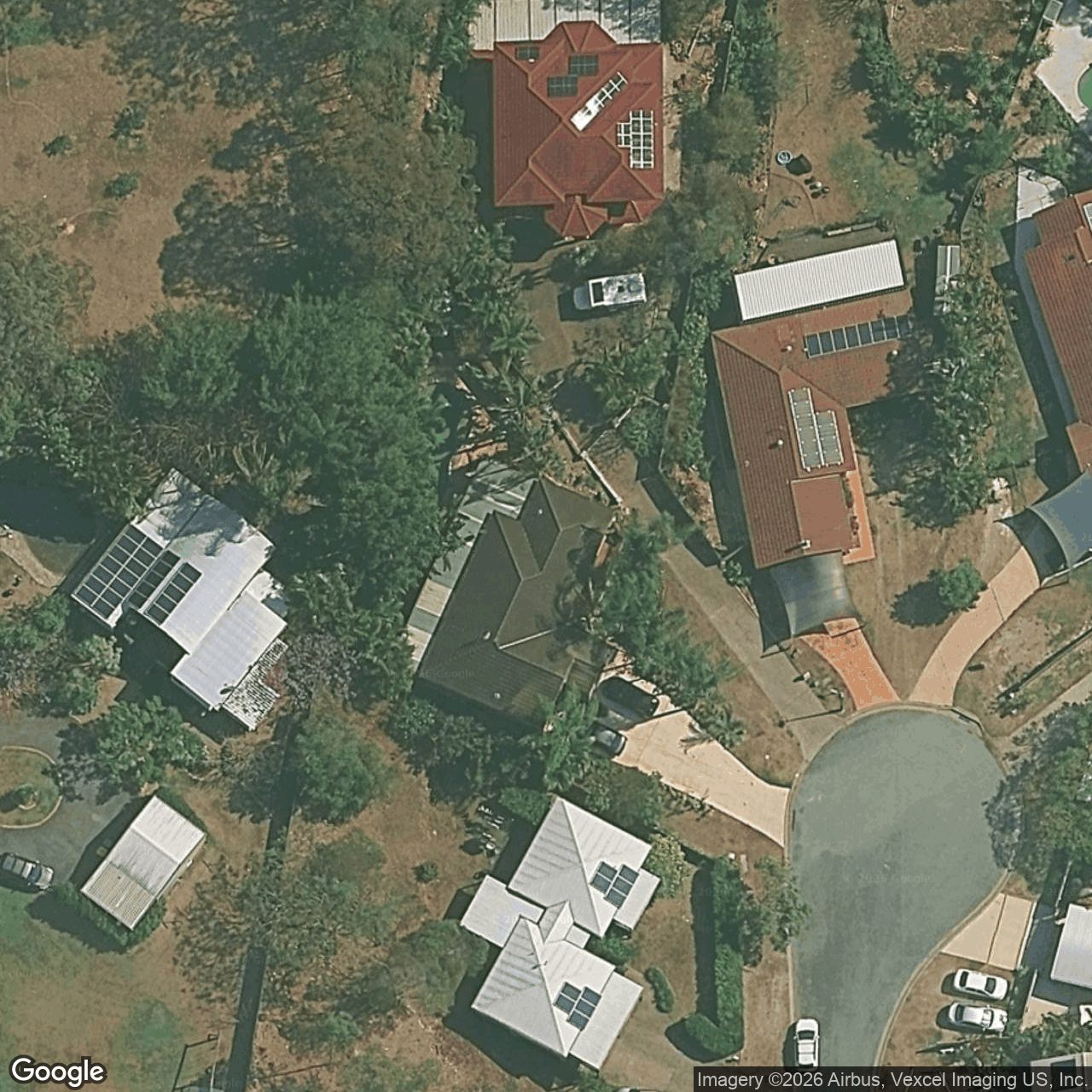 Aerial view of 36 Settlement Court, Tallai QLD 4213