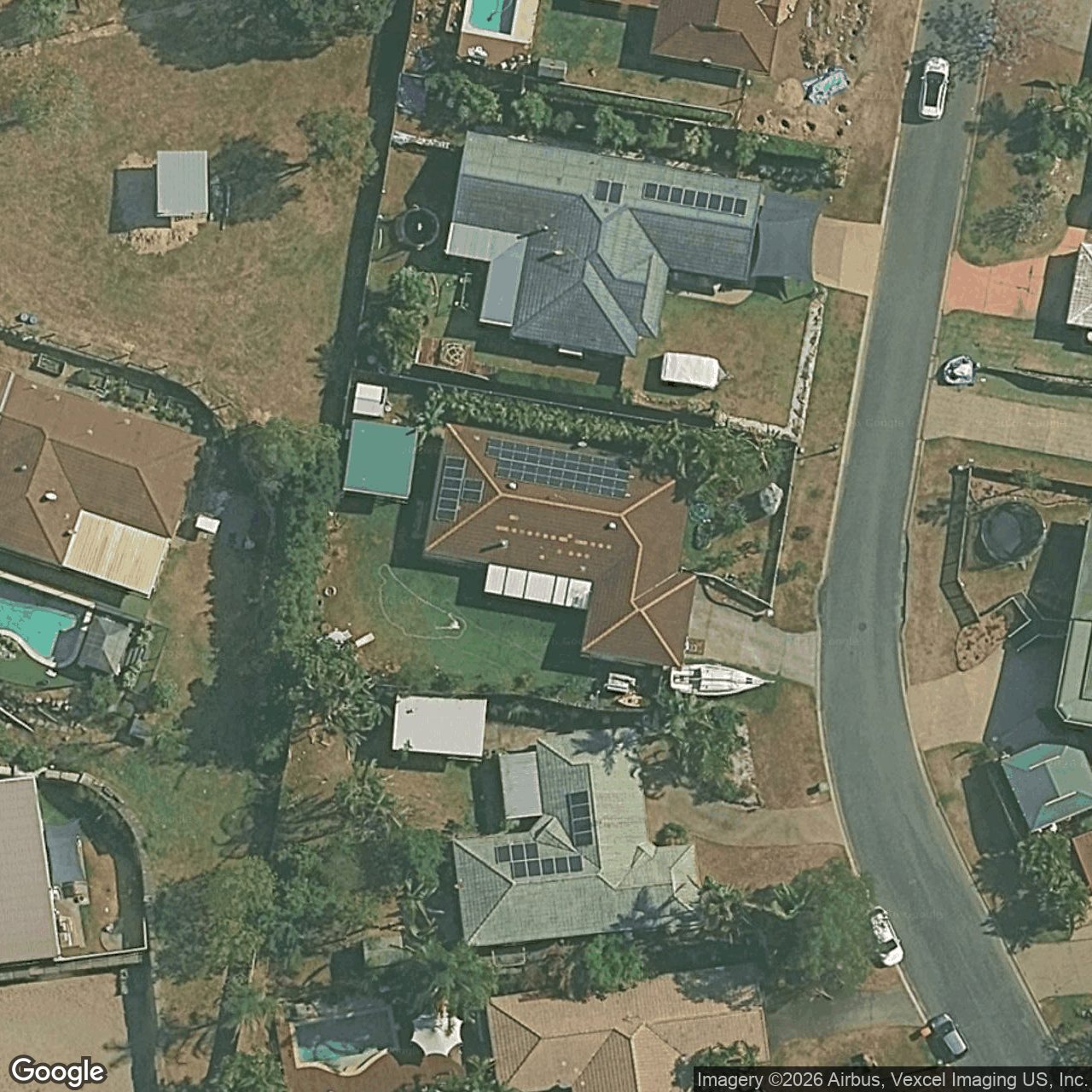 Aerial view of 22 Settlement Court, Tallai QLD 4213