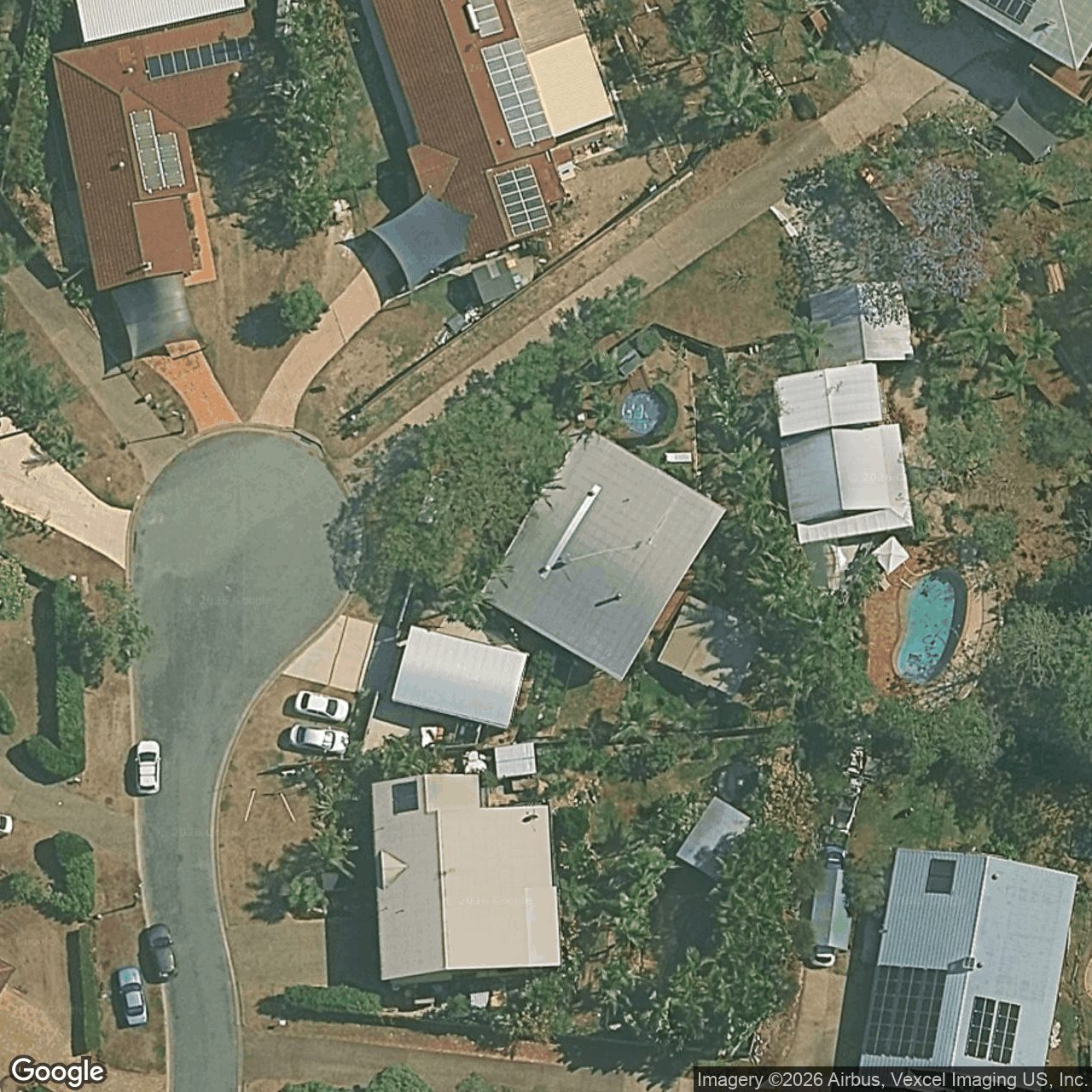 Aerial view of 35 Settlement Court, Tallai QLD 4213