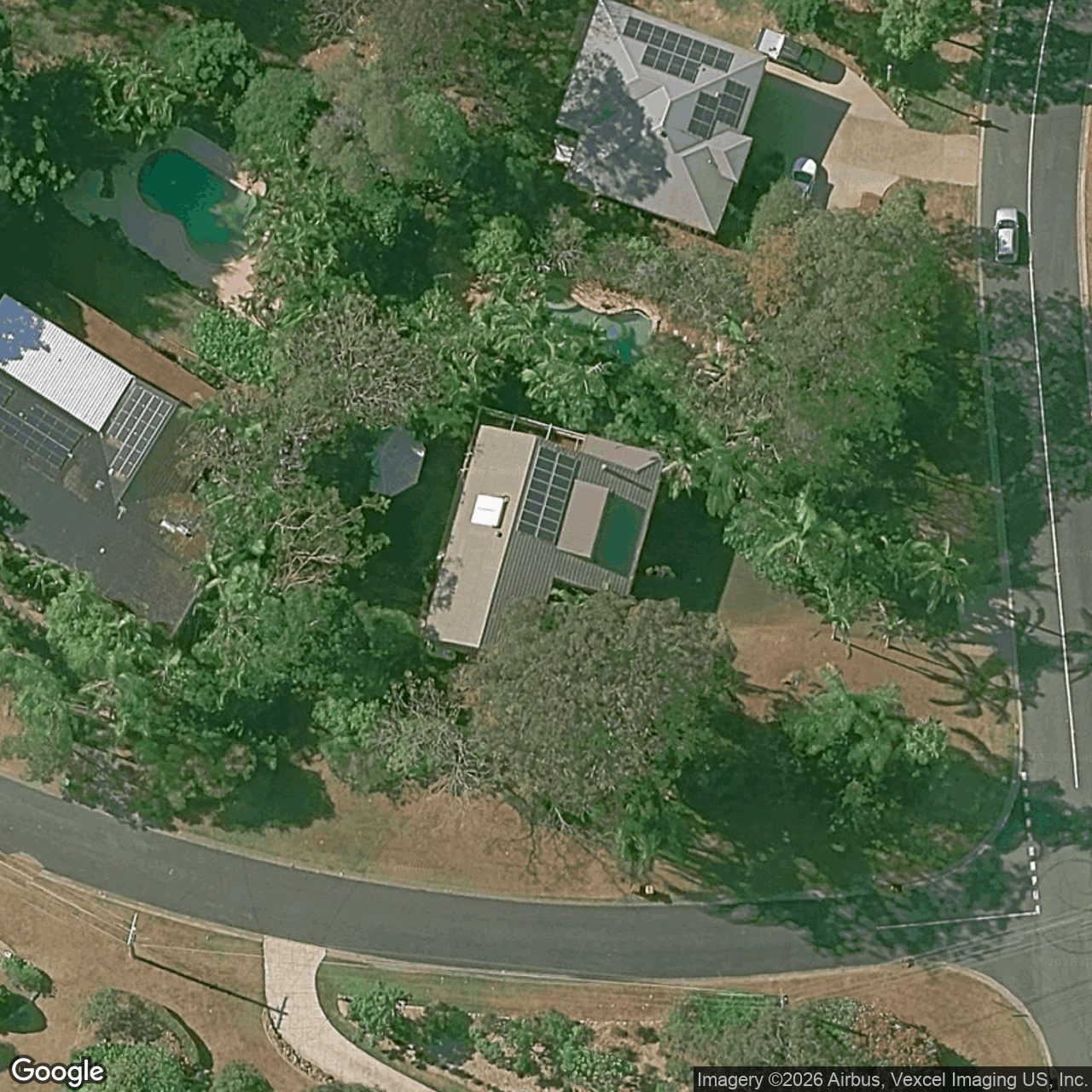 Aerial view of 1 Duke Court, Tallai QLD 4213