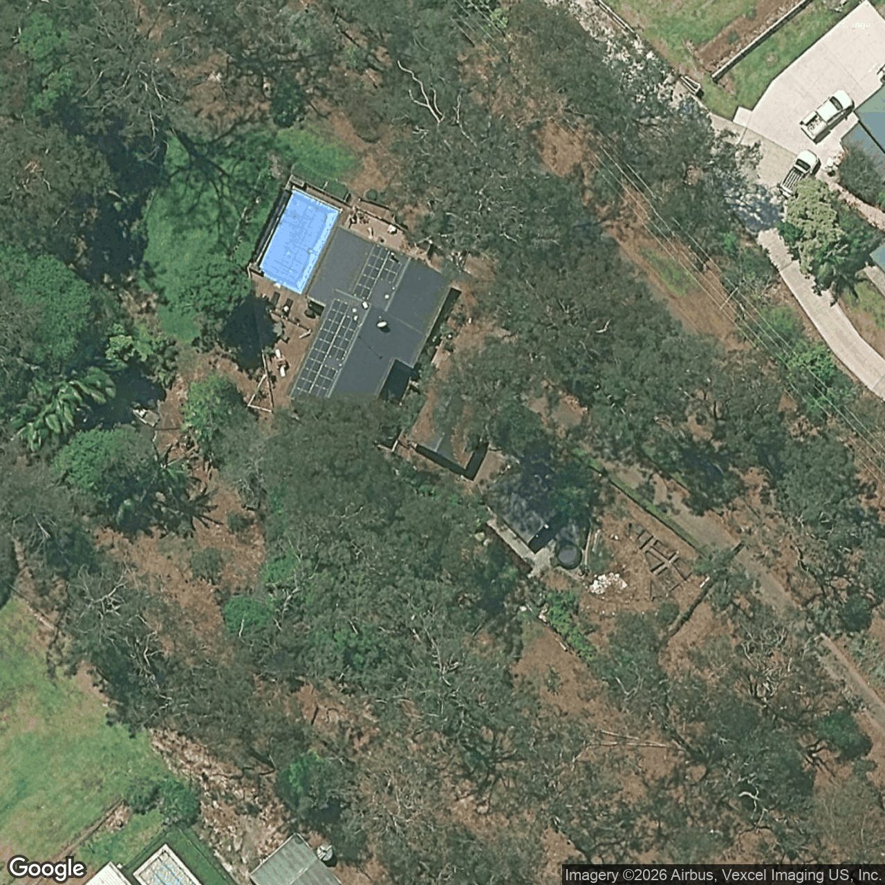 Aerial view of 278 Trees Road, Tallebudgera QLD 4228