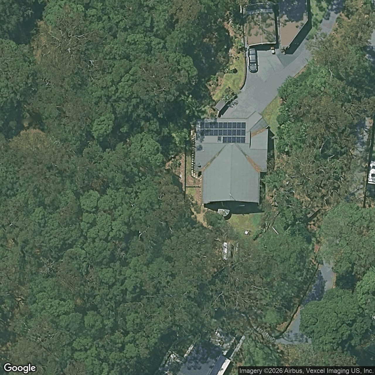 Aerial view of 28 Kooringal Court, Tallebudgera QLD 4228