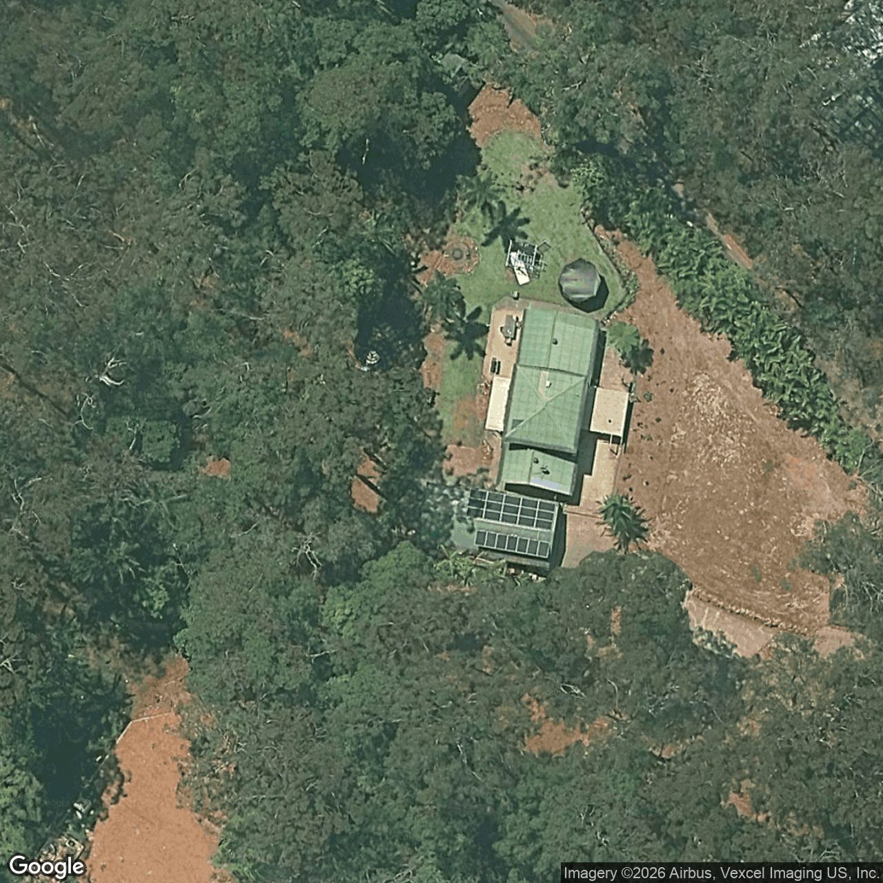 Aerial view of 288 Trees Road, Tallebudgera QLD 4228