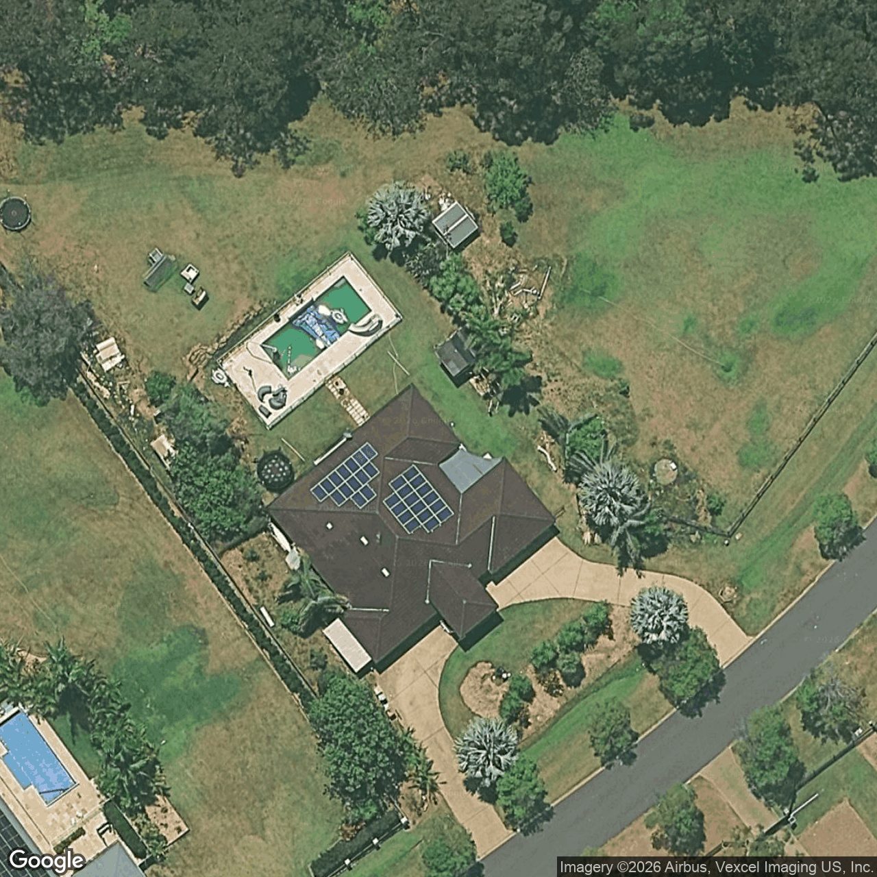 Aerial view of 3 Samuel Drive, Tallebudgera QLD 4228