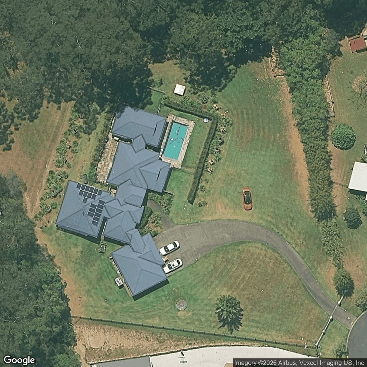 Aerial view of 8 Lita Court, Tallebudgera QLD 4228