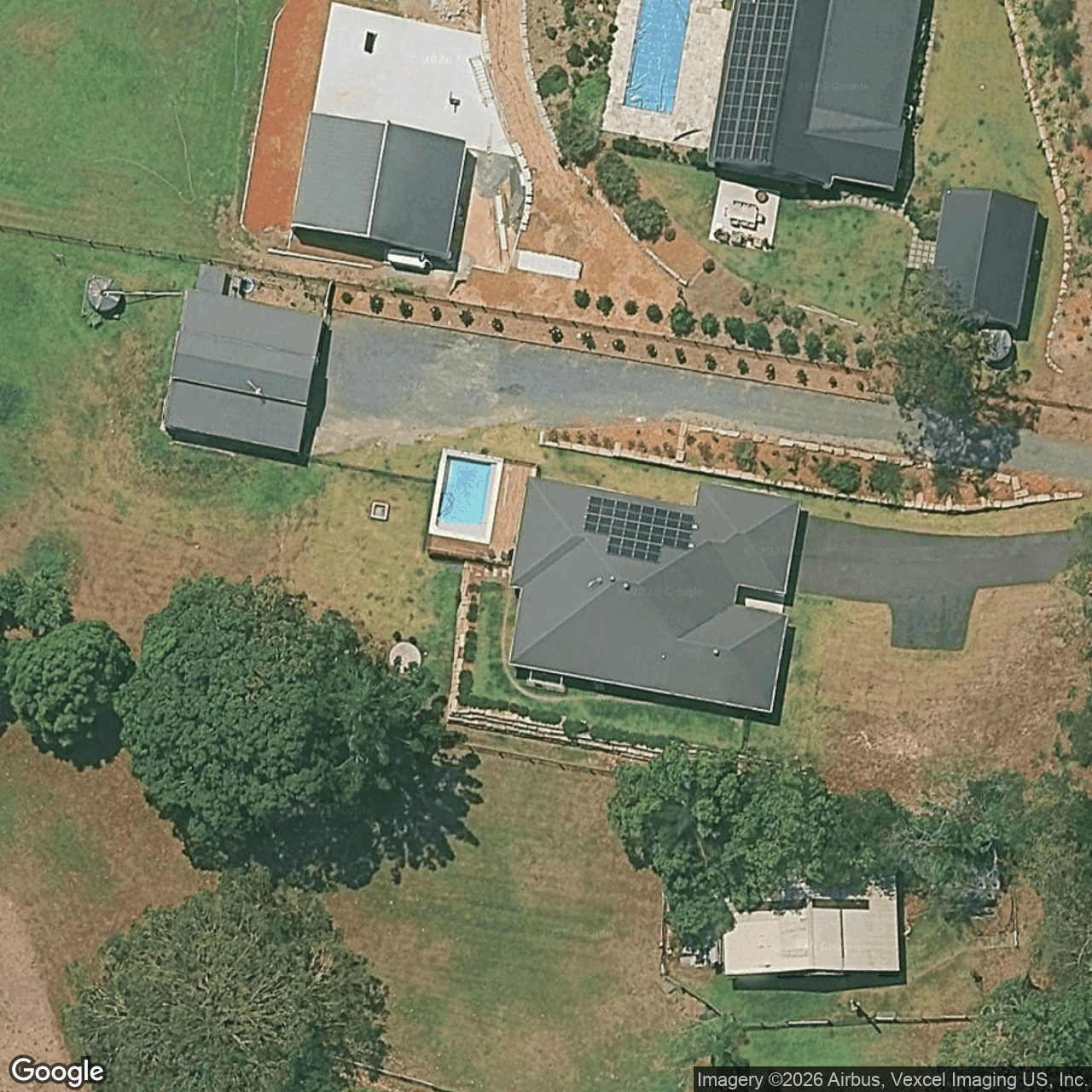 Aerial view of 318 Tallebudgera Connection Road, Tallebudgera QLD 4228