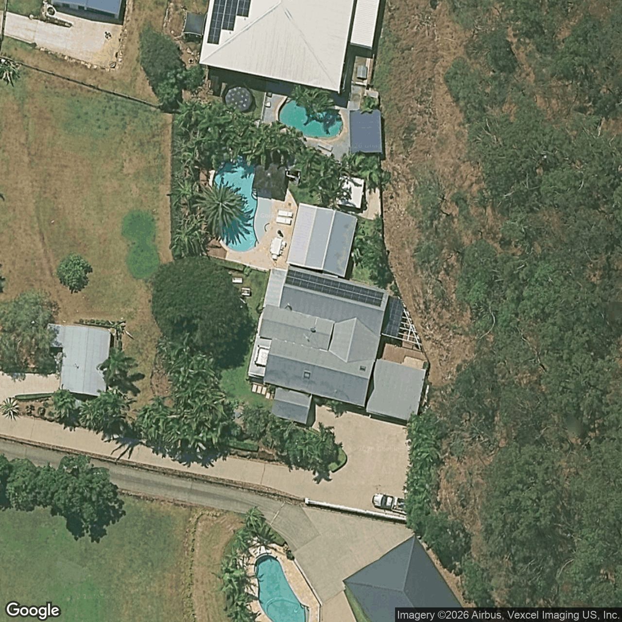 Aerial view of 140 Valley Drive, Tallebudgera QLD 4228